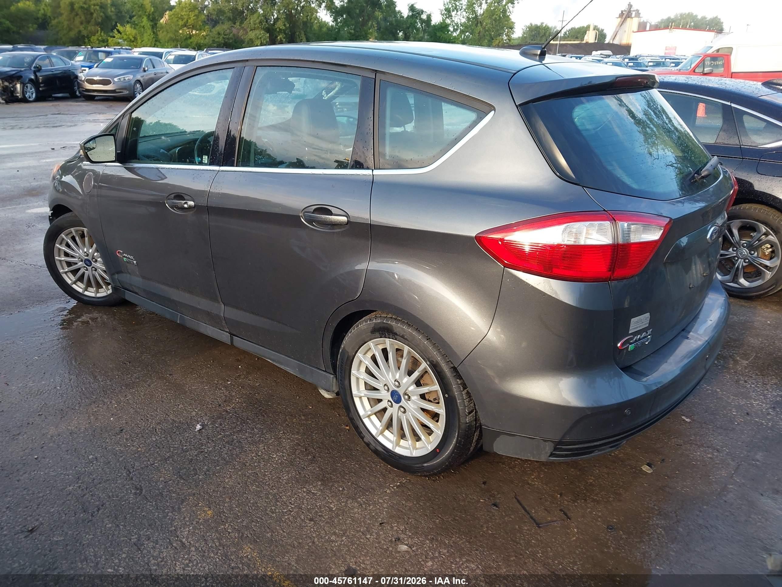 2015 Ford C-max Energi Sel Black vin: 1FADP5CU5FL104781