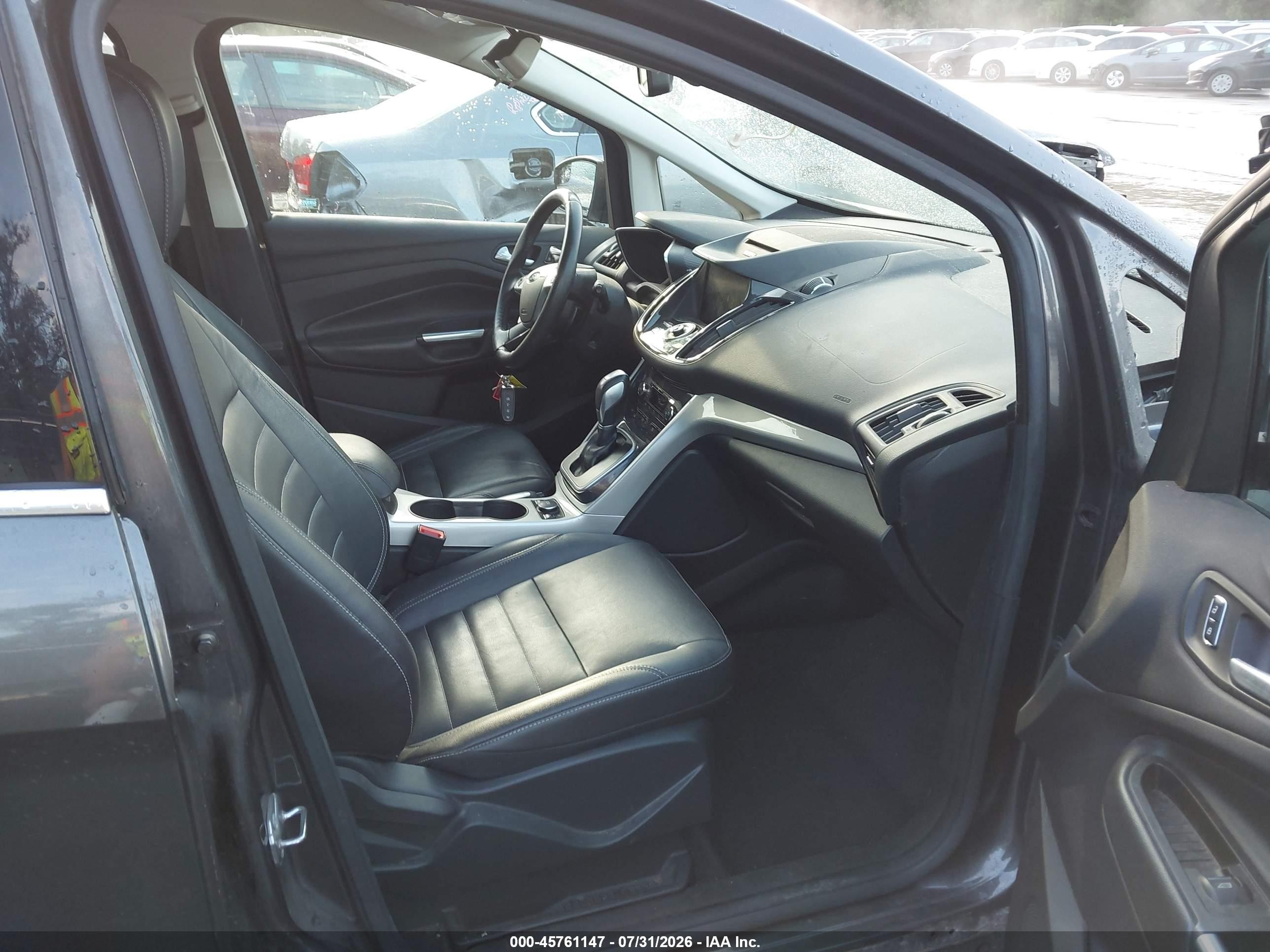 2015 Ford C-max Energi Sel Black vin: 1FADP5CU5FL104781