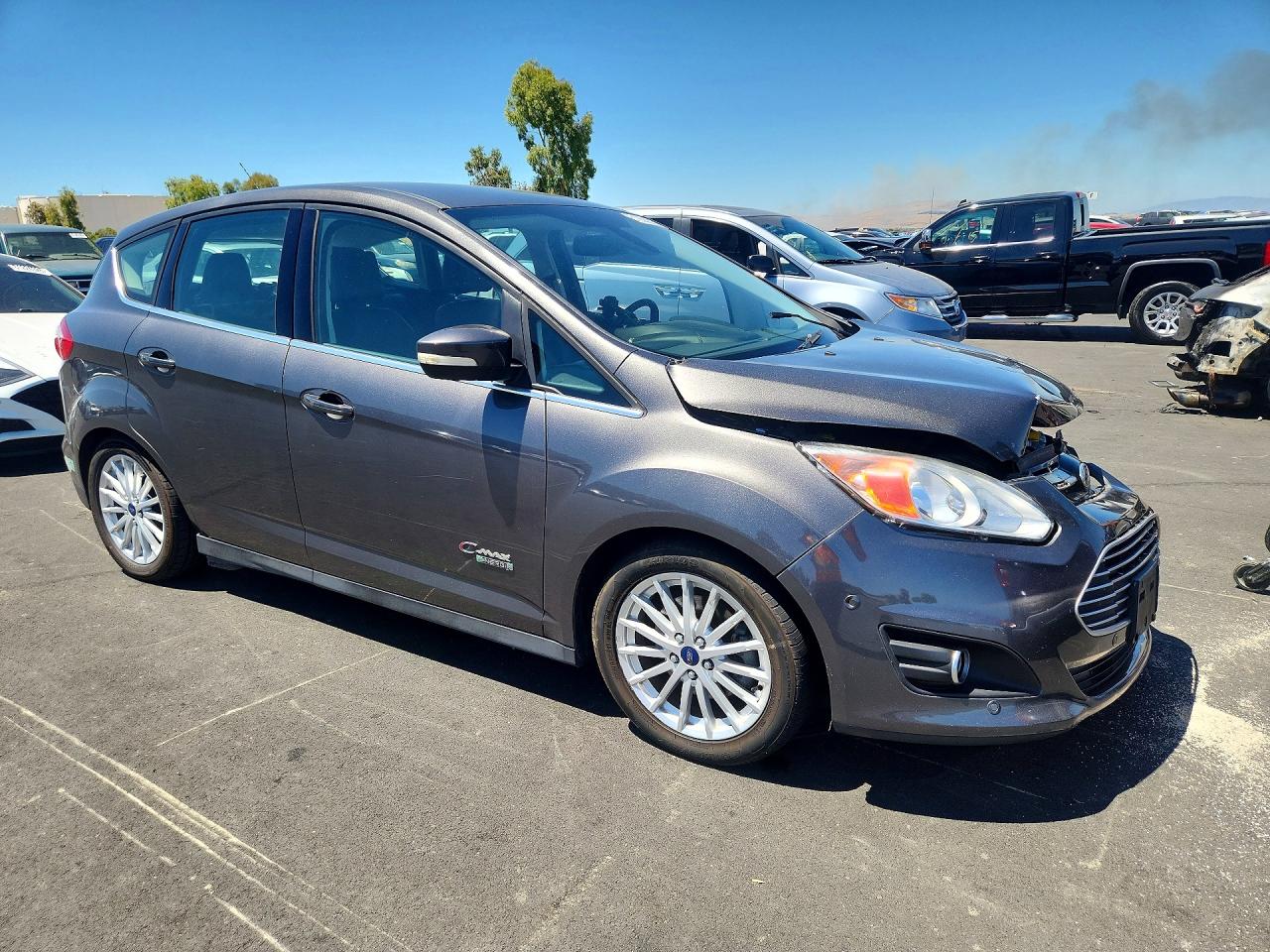 2015 Ford C-max Premium Sel Charcoal vin: 1FADP5CU5FL108796