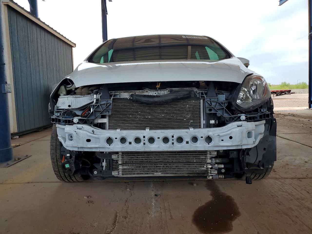 2015 Ford C-max Premium Sel White vin: 1FADP5CU5FL112203