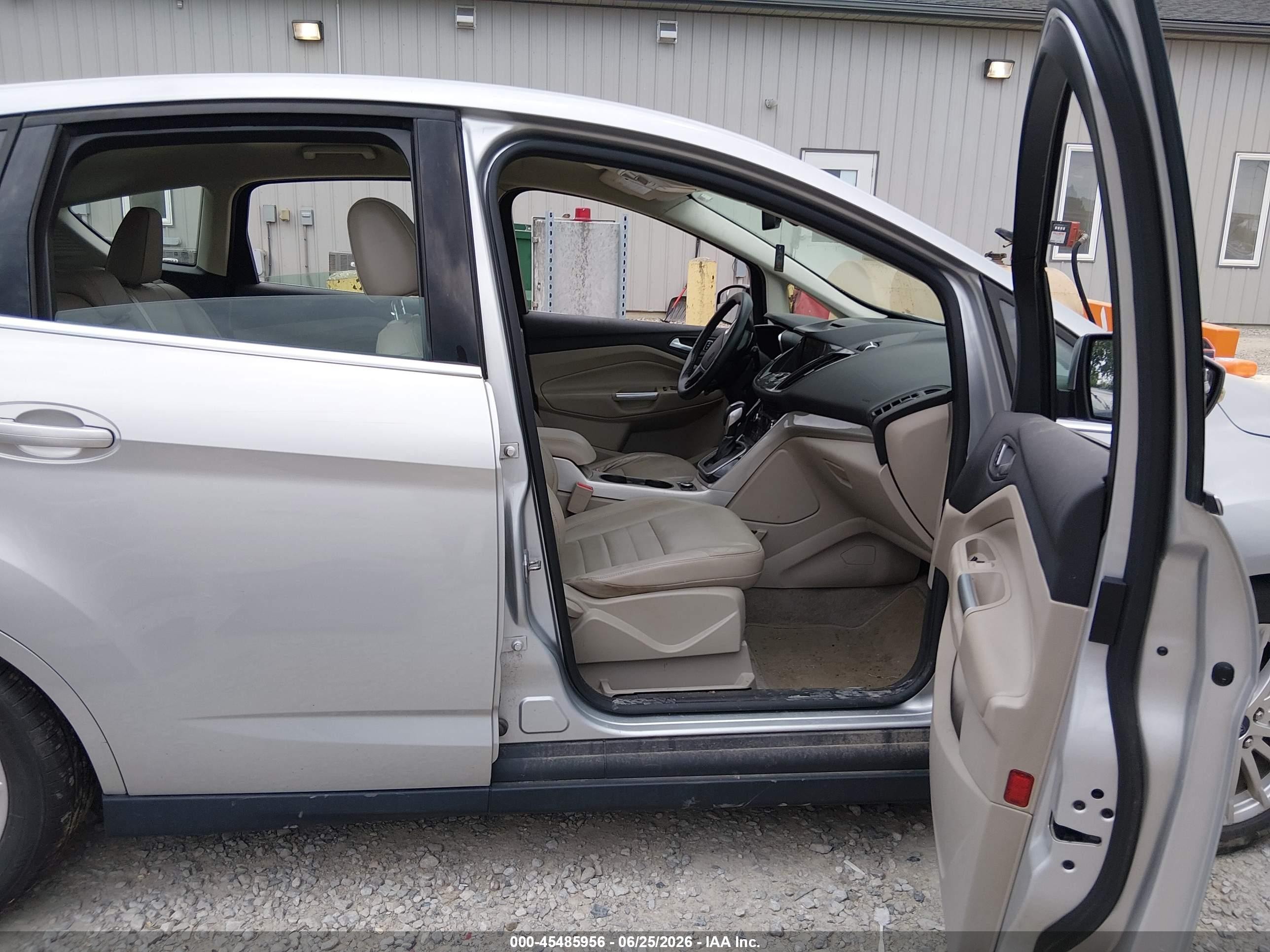 2015 Ford C-max Energi Sel Silver vin: 1FADP5CU5FL118499