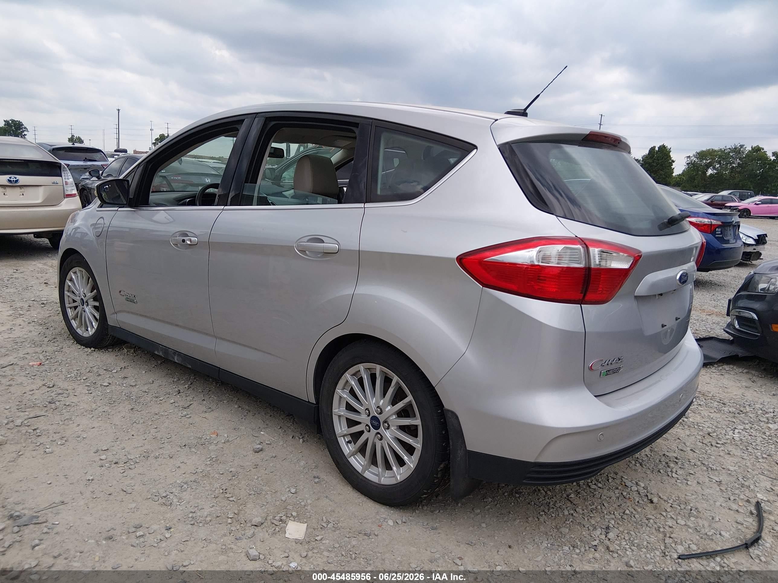 2015 Ford C-max Energi Sel Silver vin: 1FADP5CU5FL118499