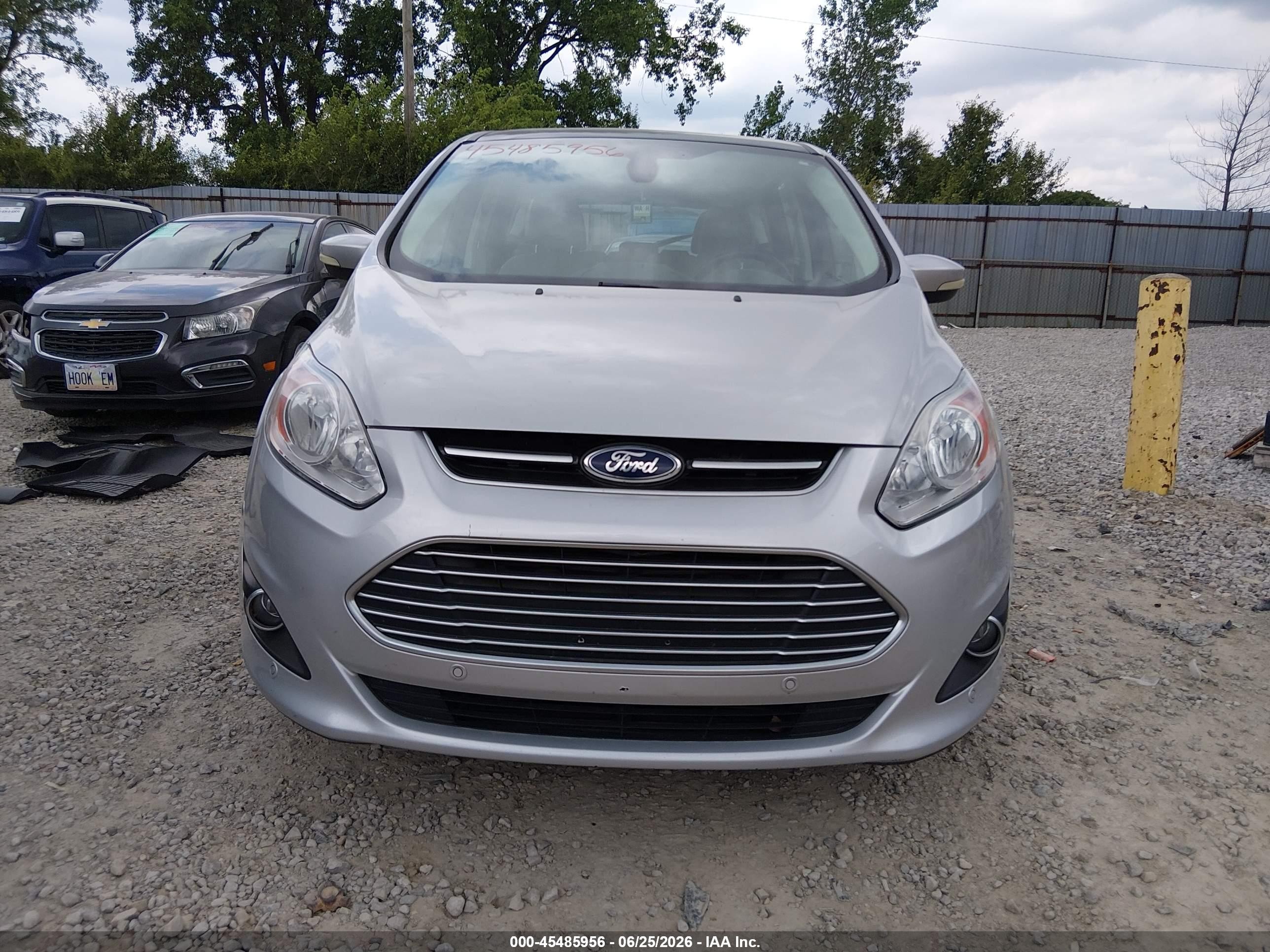 2015 Ford C-max Energi Sel Silver vin: 1FADP5CU5FL118499