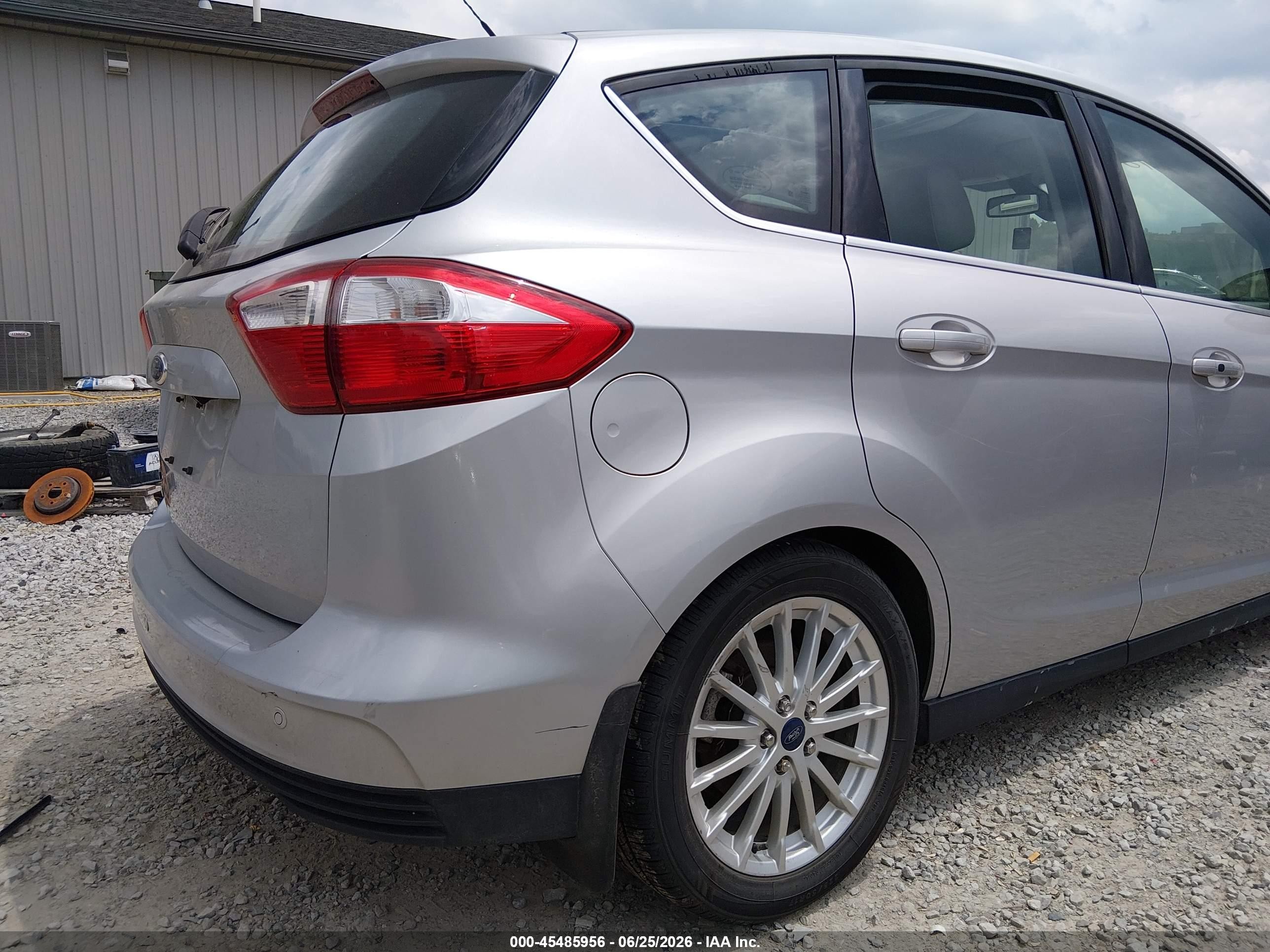 2015 Ford C-max Energi Sel Silver vin: 1FADP5CU5FL118499