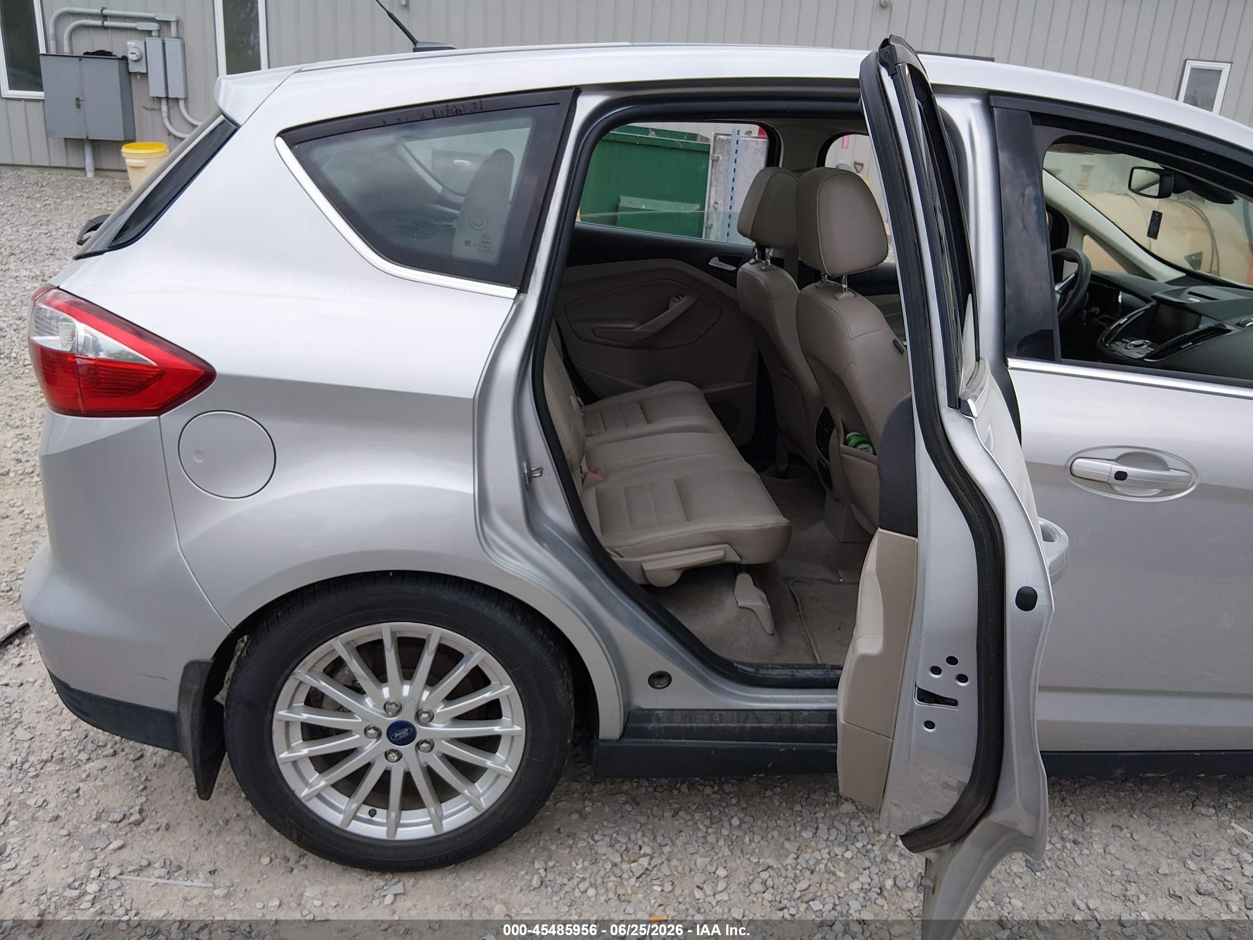 2015 Ford C-max Energi Sel Silver vin: 1FADP5CU5FL118499