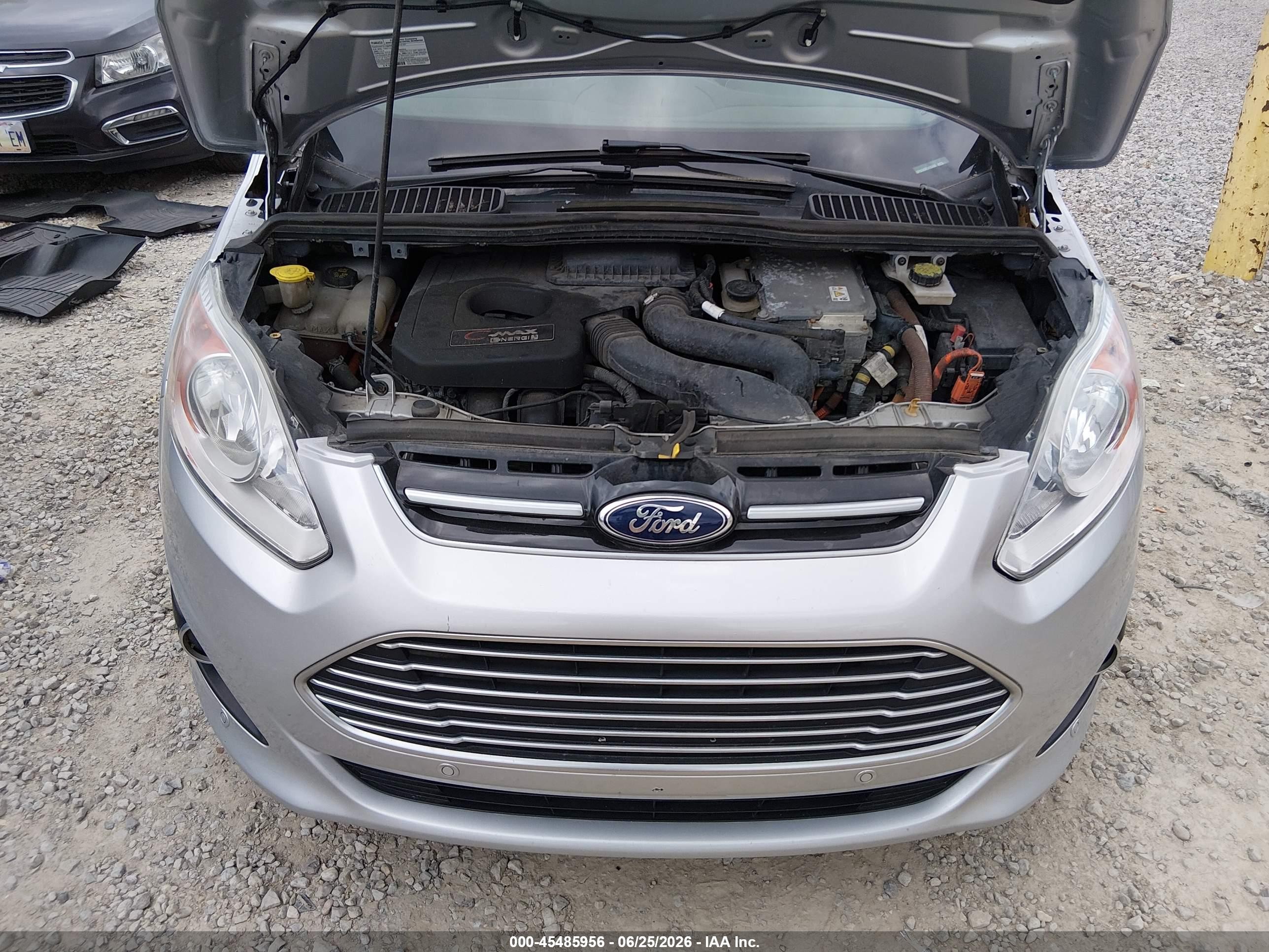 2015 Ford C-max Energi Sel Silver vin: 1FADP5CU5FL118499