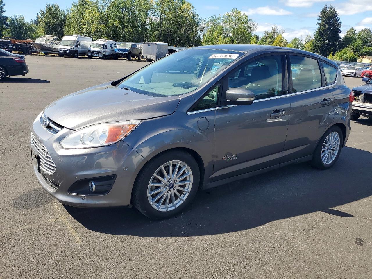 2013 Ford C-max Premium Gray vin: 1FADP5CU6DL507696