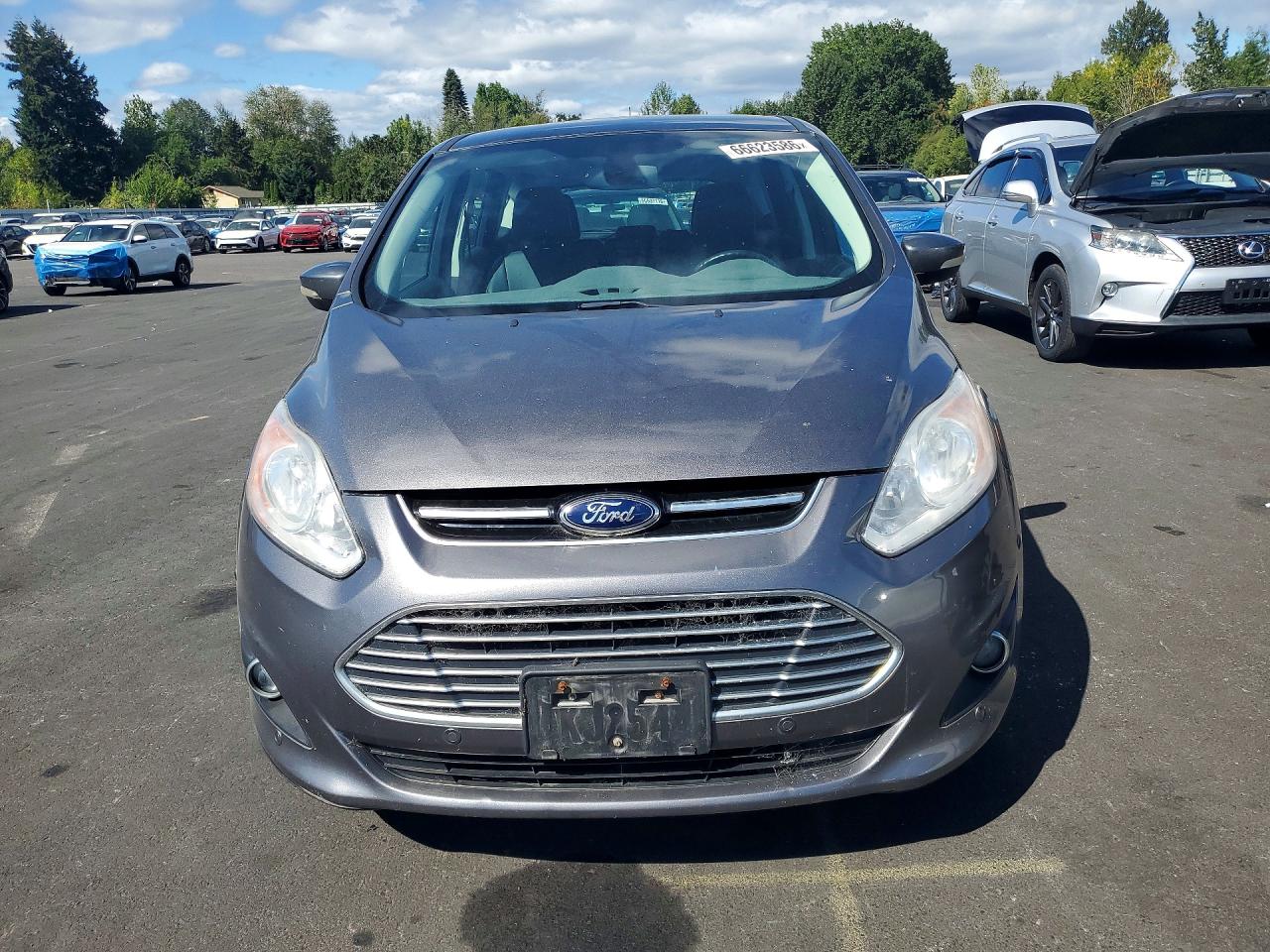 2013 Ford C-max Premium Gray vin: 1FADP5CU6DL507696