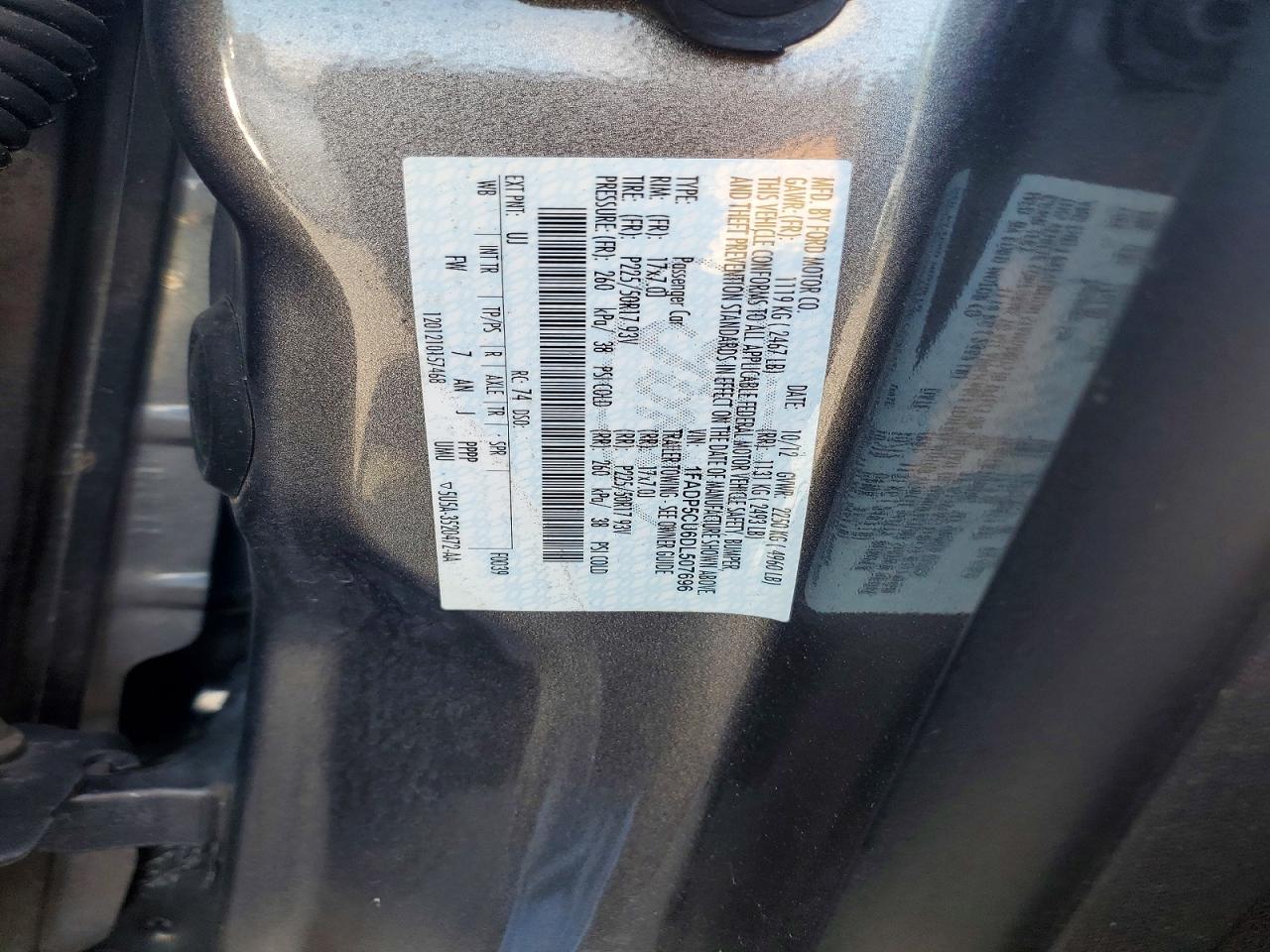 2013 Ford C-max Premium Gray vin: 1FADP5CU6DL507696
