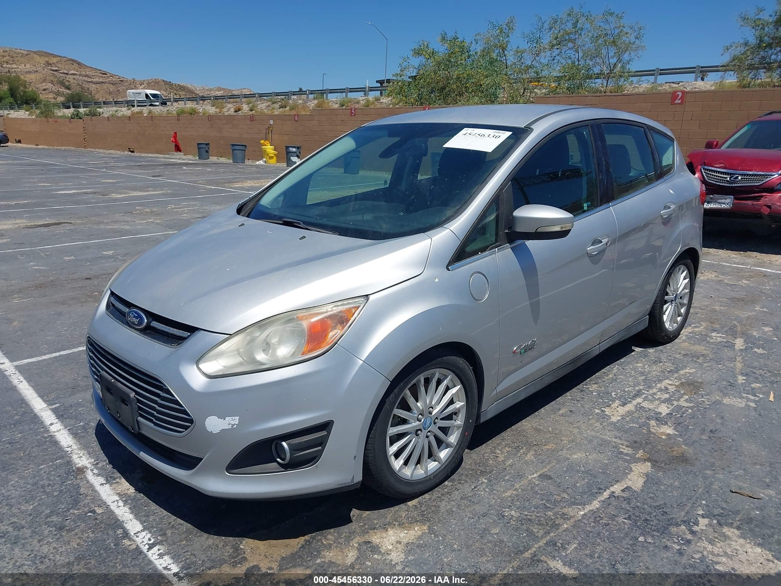 2013 Ford C-max Energi Sel Silver vin: 1FADP5CU6DL530895