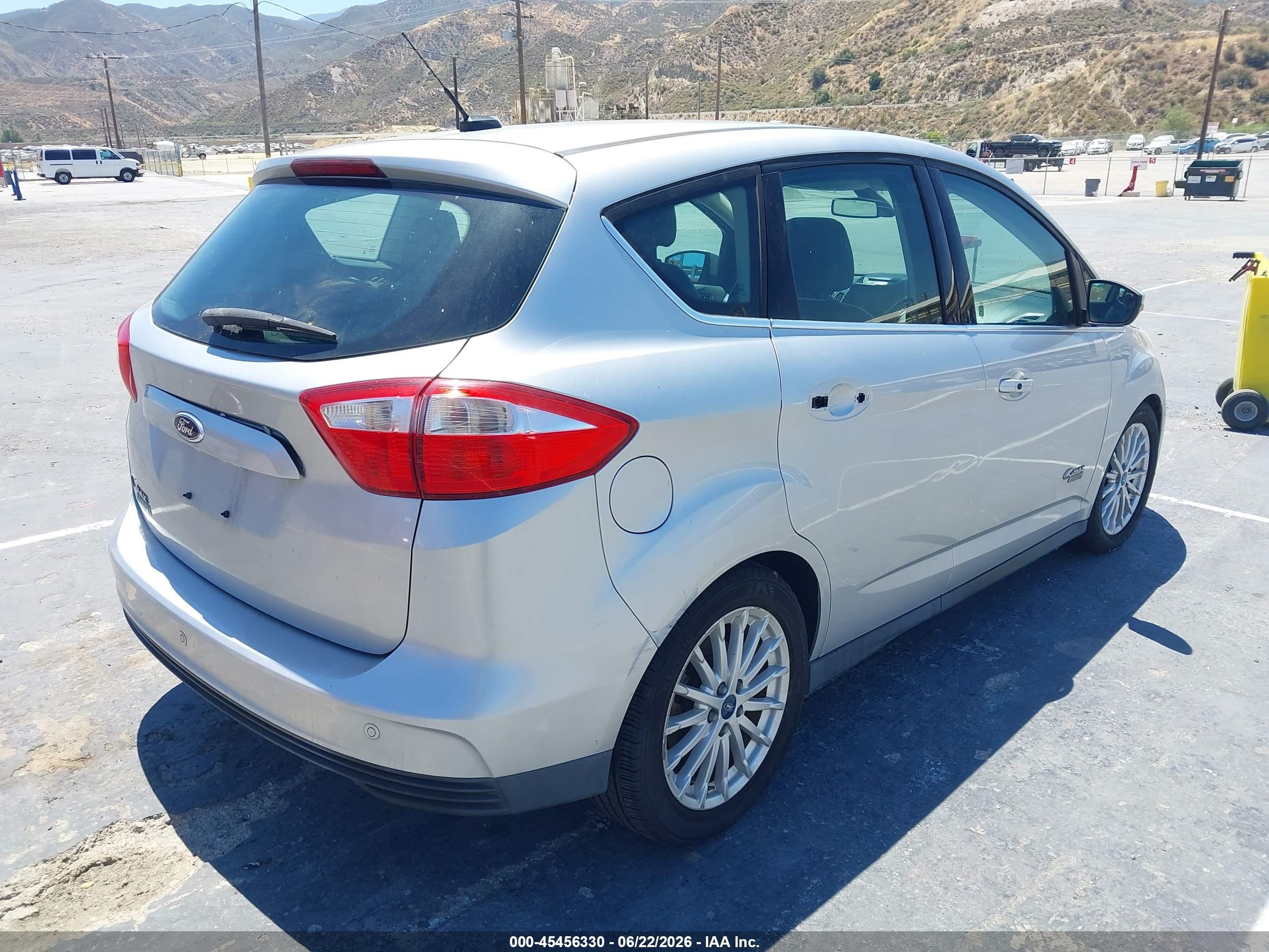 2013 Ford C-max Energi Sel Silver vin: 1FADP5CU6DL530895