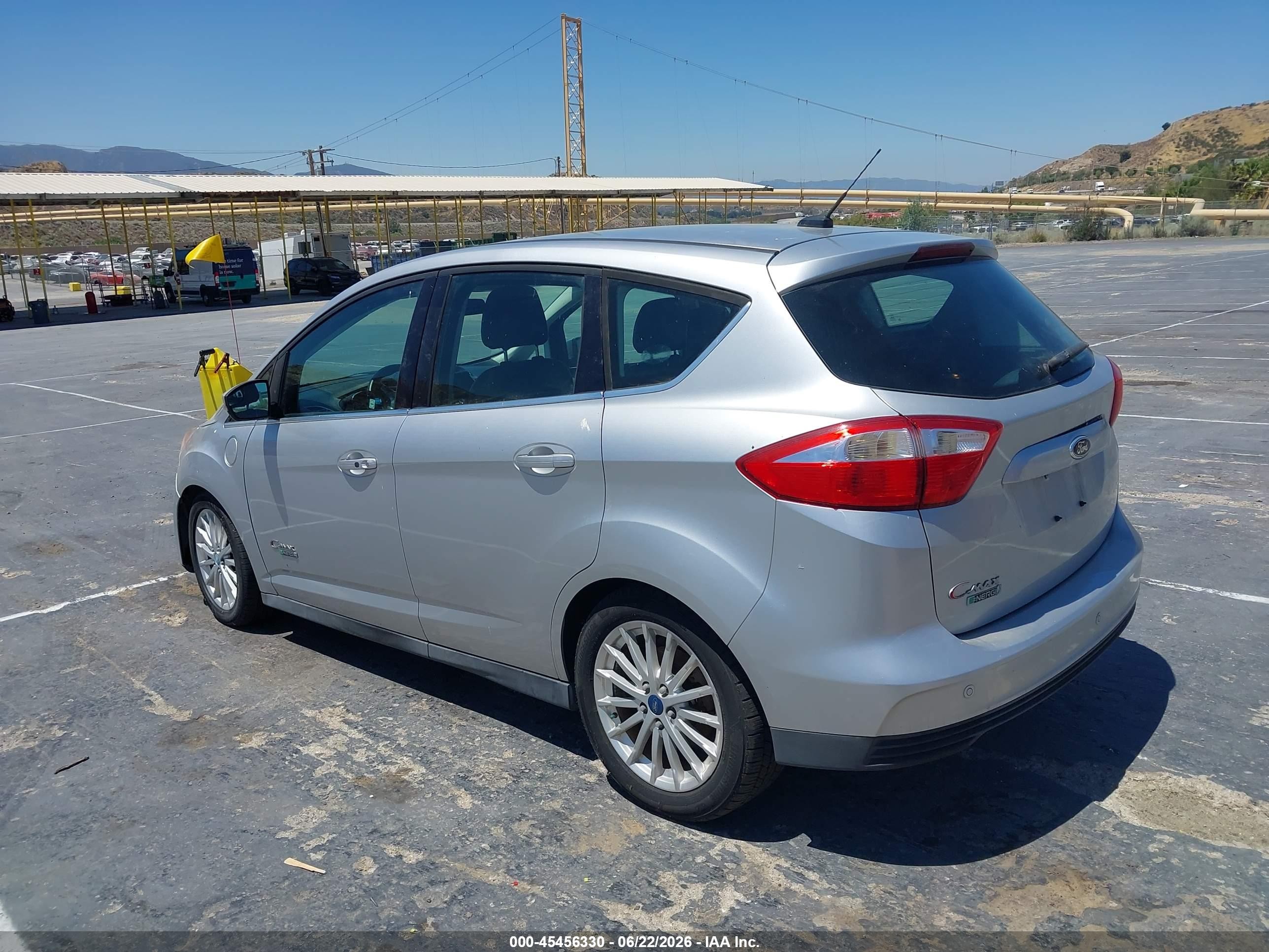 2013 Ford C-max Energi Sel Silver vin: 1FADP5CU6DL530895