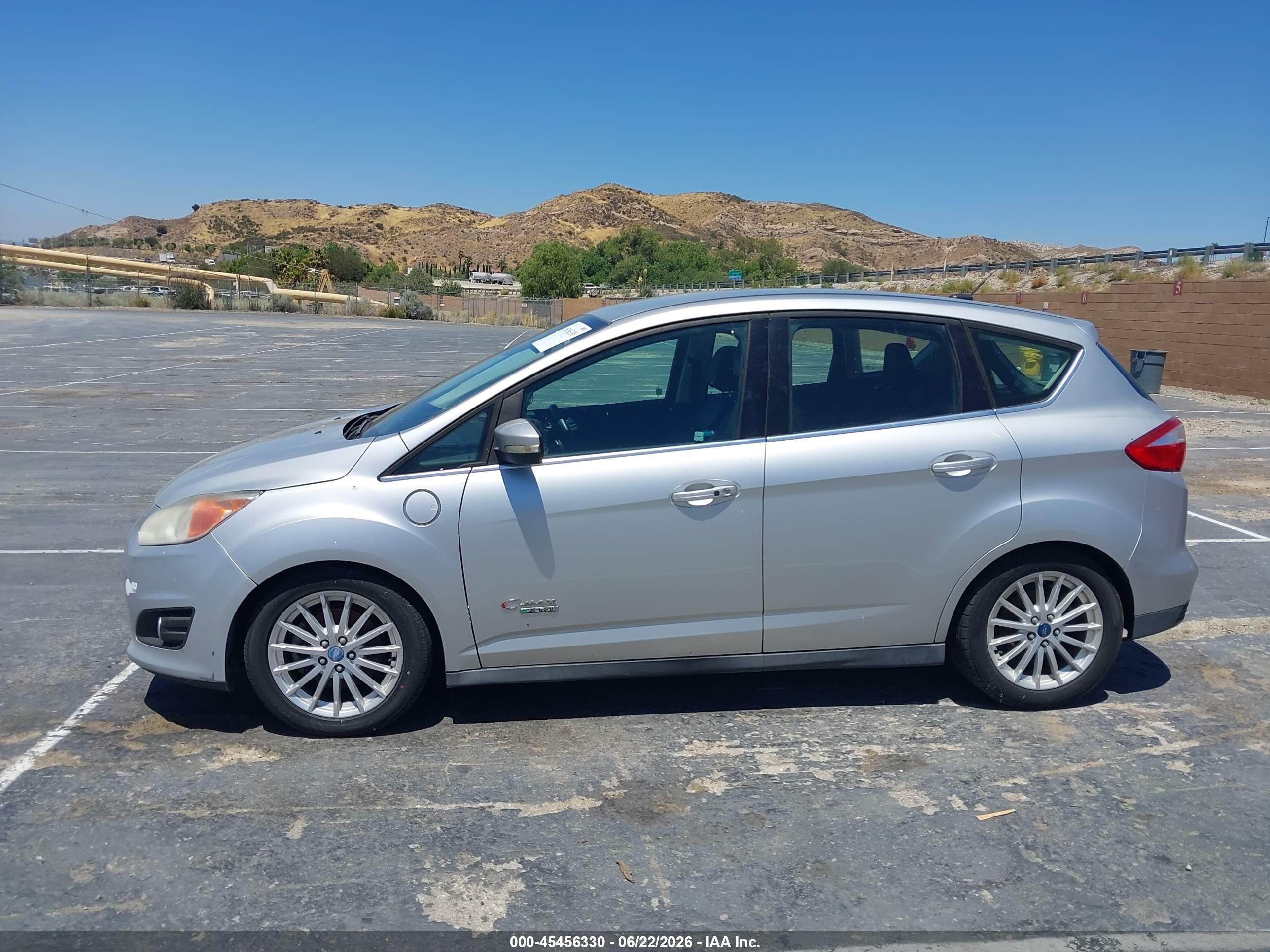 2013 Ford C-max Energi Sel Silver vin: 1FADP5CU6DL530895