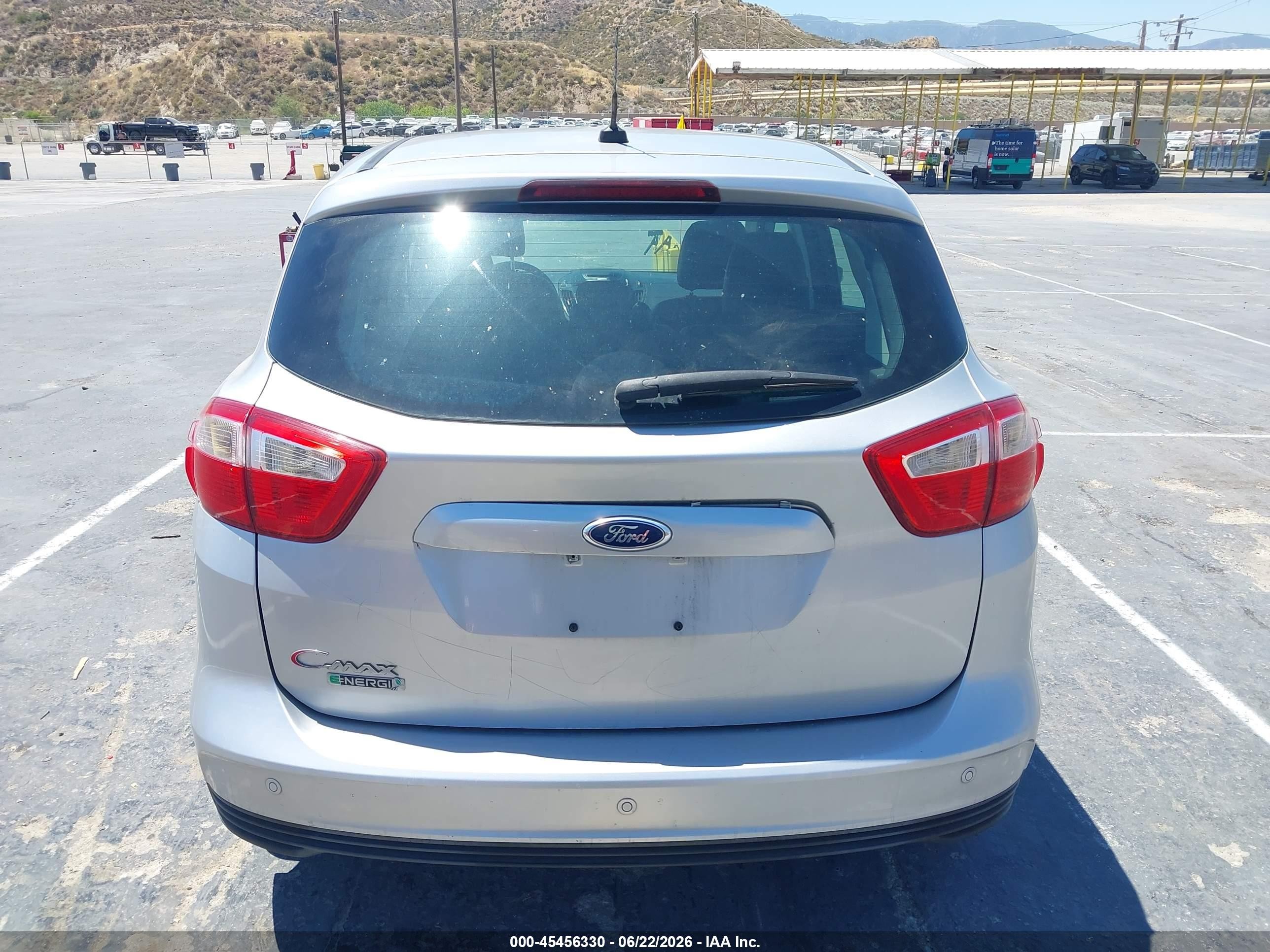 2013 Ford C-max Energi Sel Silver vin: 1FADP5CU6DL530895