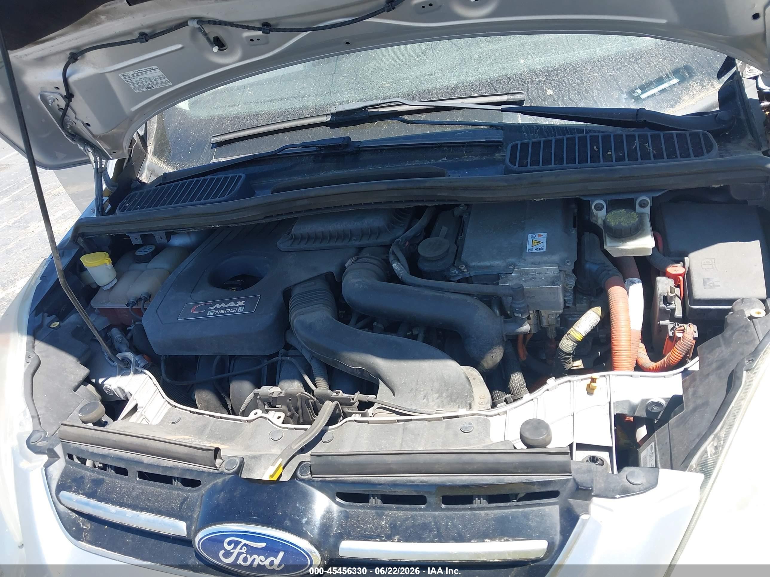 2013 Ford C-max Energi Sel Silver vin: 1FADP5CU6DL530895