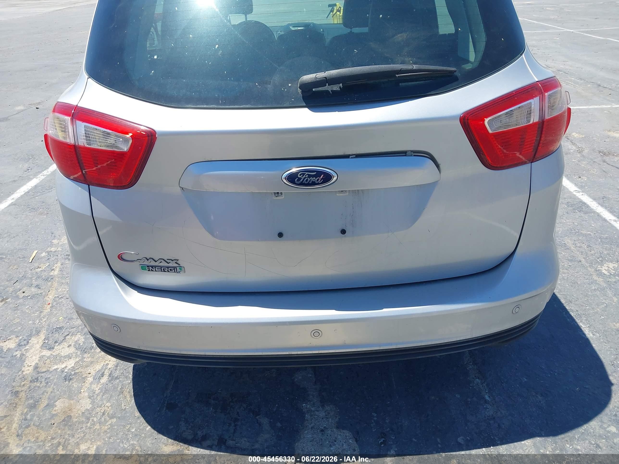 2013 Ford C-max Energi Sel Silver vin: 1FADP5CU6DL530895