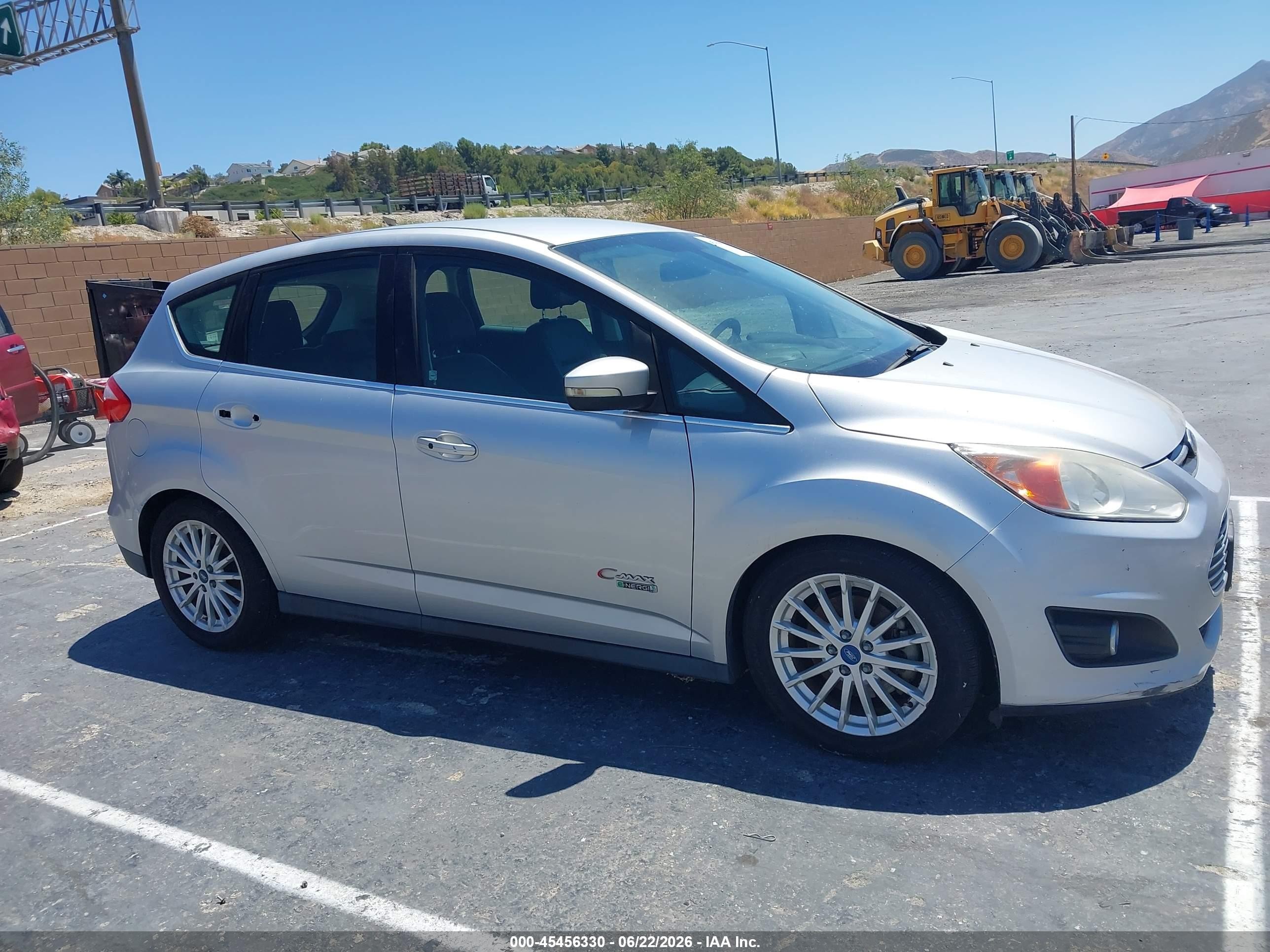2013 Ford C-max Energi Sel Silver vin: 1FADP5CU6DL530895
