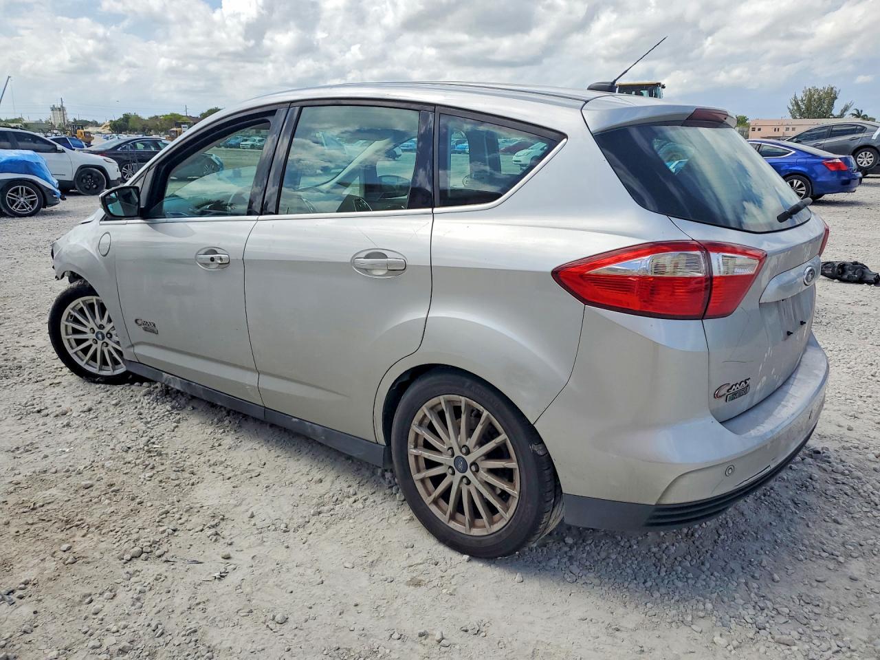 2013 Ford C-max Premium Gray vin: 1FADP5CU6DL543579