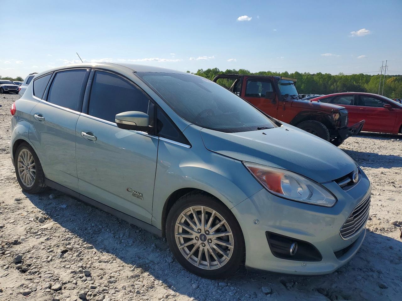 2013 Ford C-max Premium Turquoise vin: 1FADP5CU6DL547082
