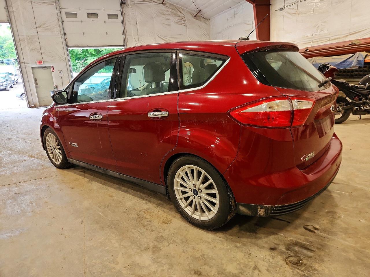 2014 Ford C-max Premium Maroon vin: 1FADP5CU6EL500314