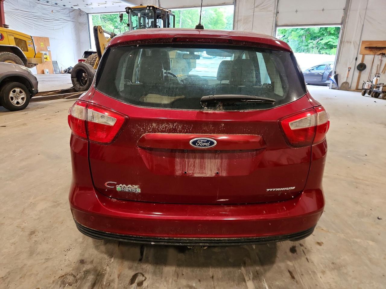 2014 Ford C-max Premium Maroon vin: 1FADP5CU6EL500314