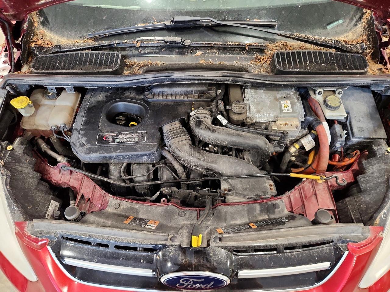 2014 Ford C-max Premium Maroon vin: 1FADP5CU6EL500314