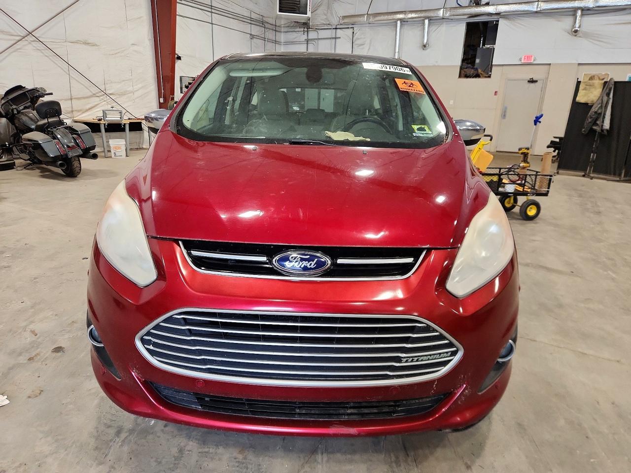 2014 Ford C-max Premium Maroon vin: 1FADP5CU6EL500314