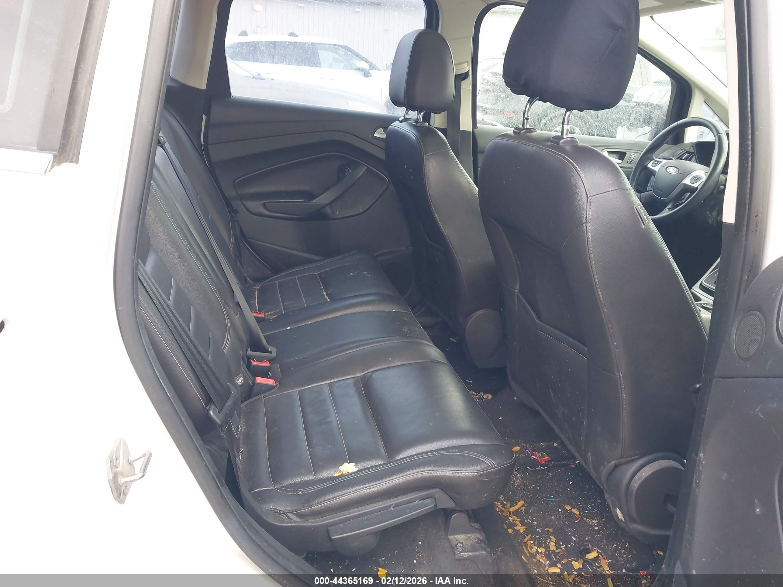 2014 Ford C-max Energi Sel White vin: 1FADP5CU6EL509790
