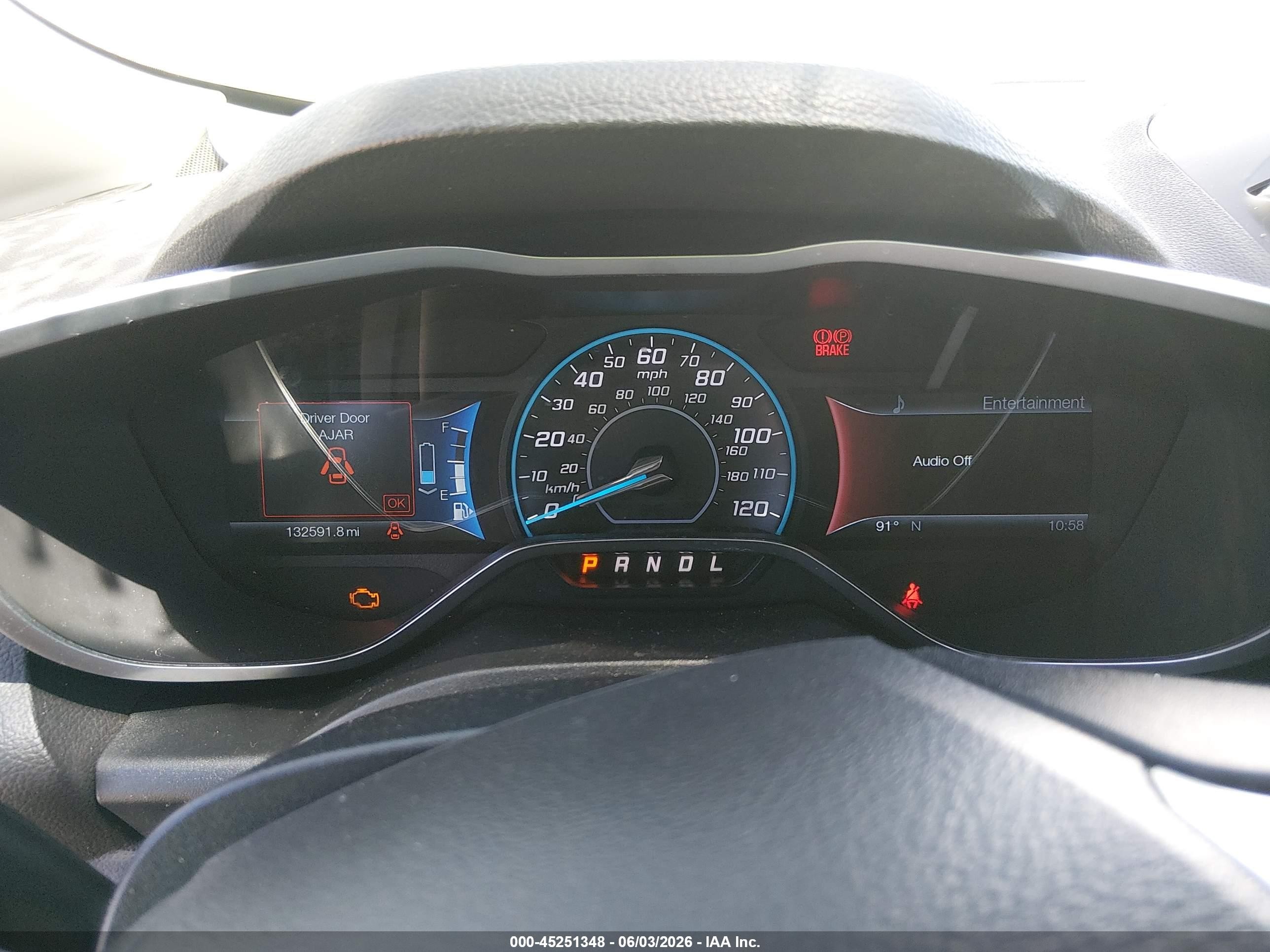 2014 Ford C-max Energi Sel Серебряный vin: 1FADP5CU6EL517436