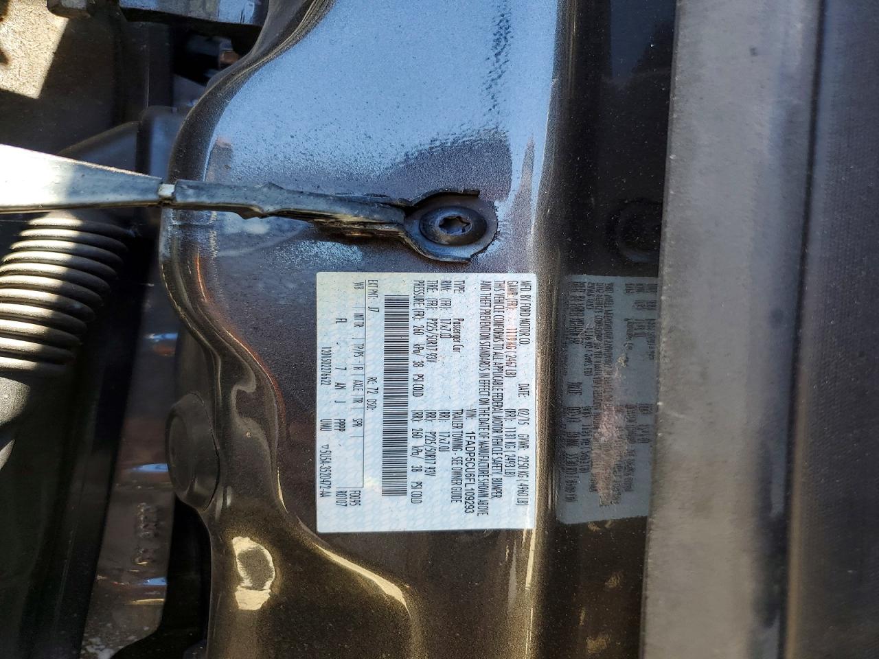 2015 Ford C-max Premium Sel Charcoal vin: 1FADP5CU6FL109293