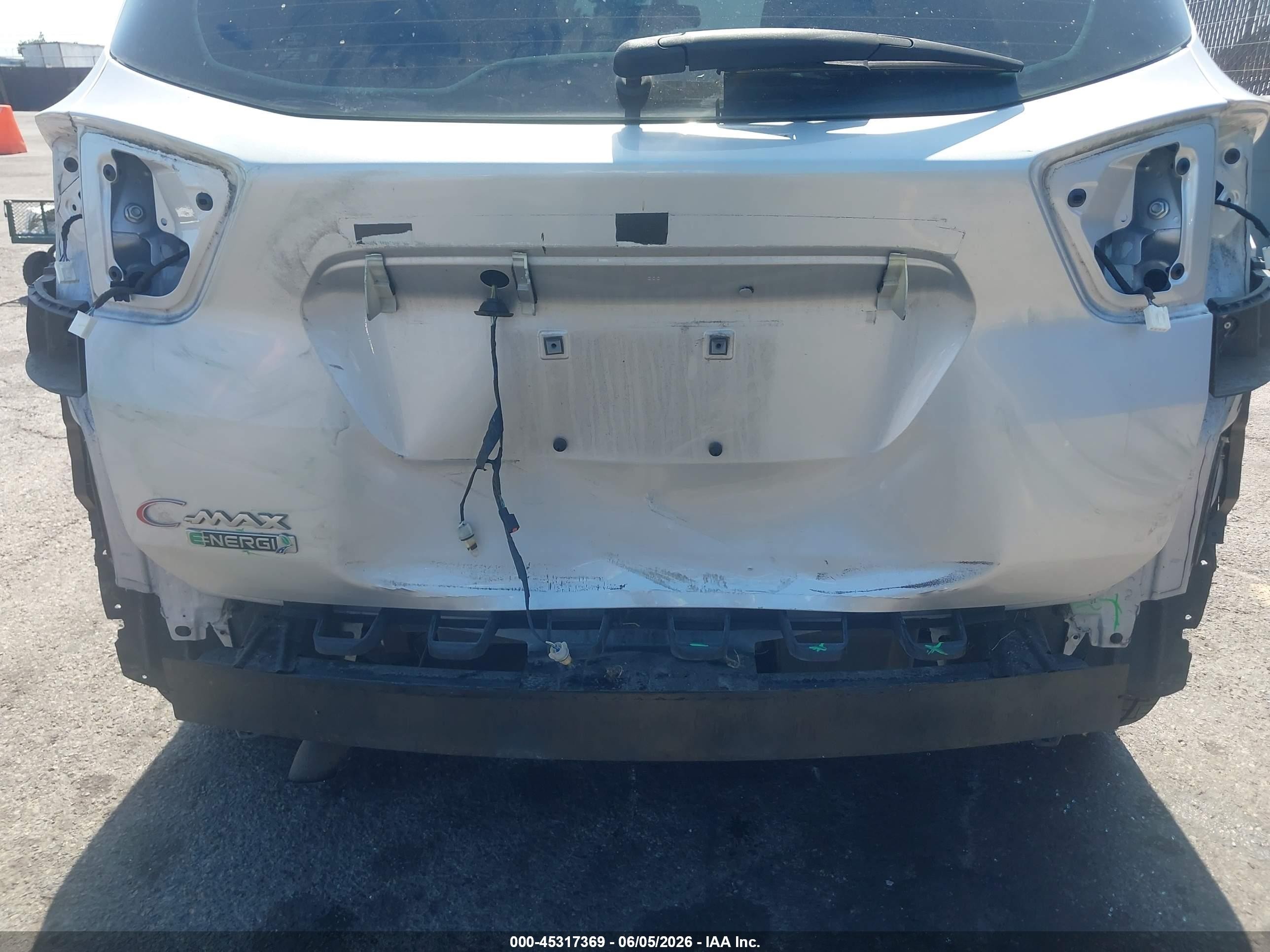 2013 Ford C-max Energi Sel Silver vin: 1FADP5CU7DL524023