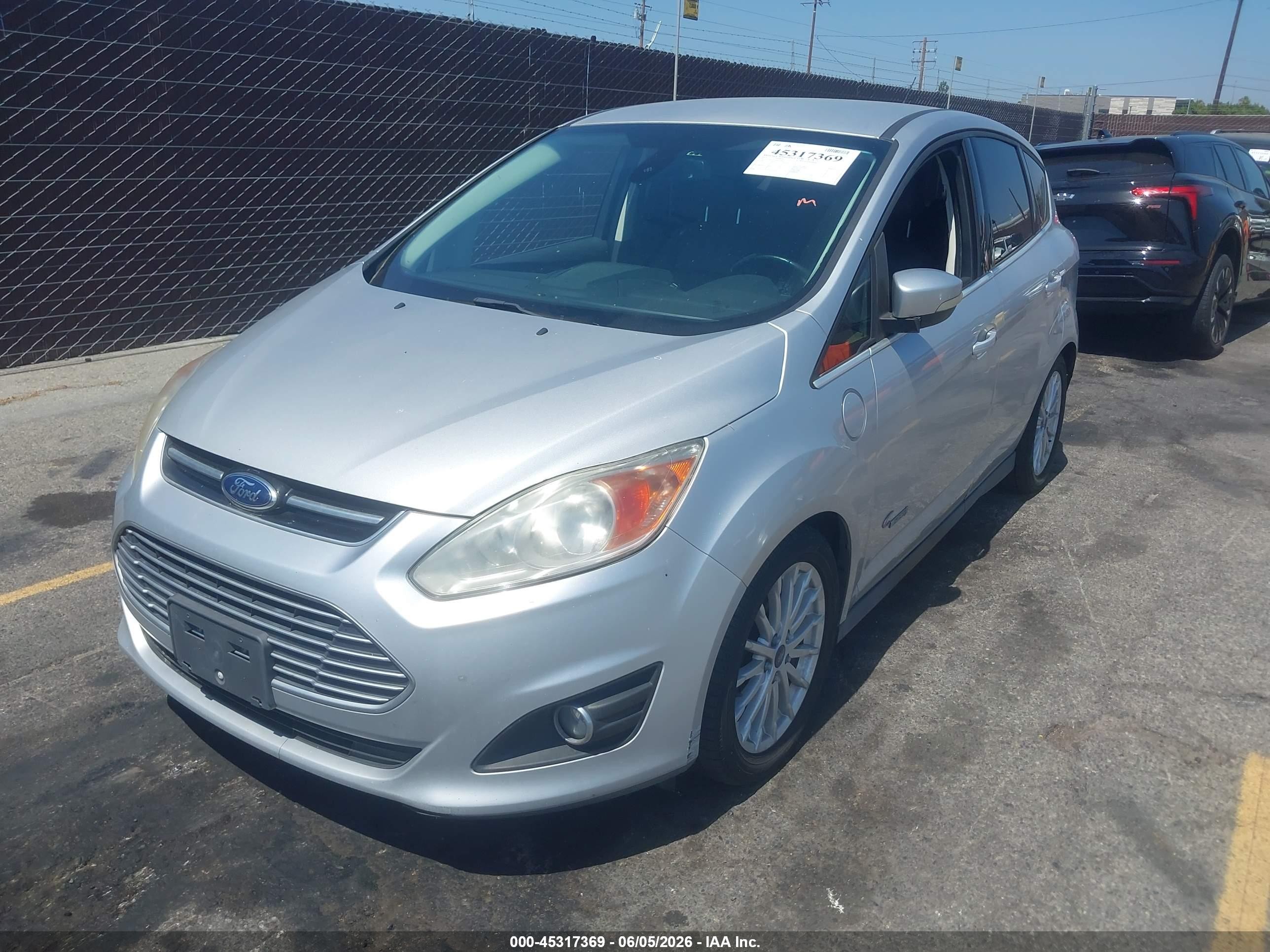 2013 Ford C-max Energi Sel Silver vin: 1FADP5CU7DL524023