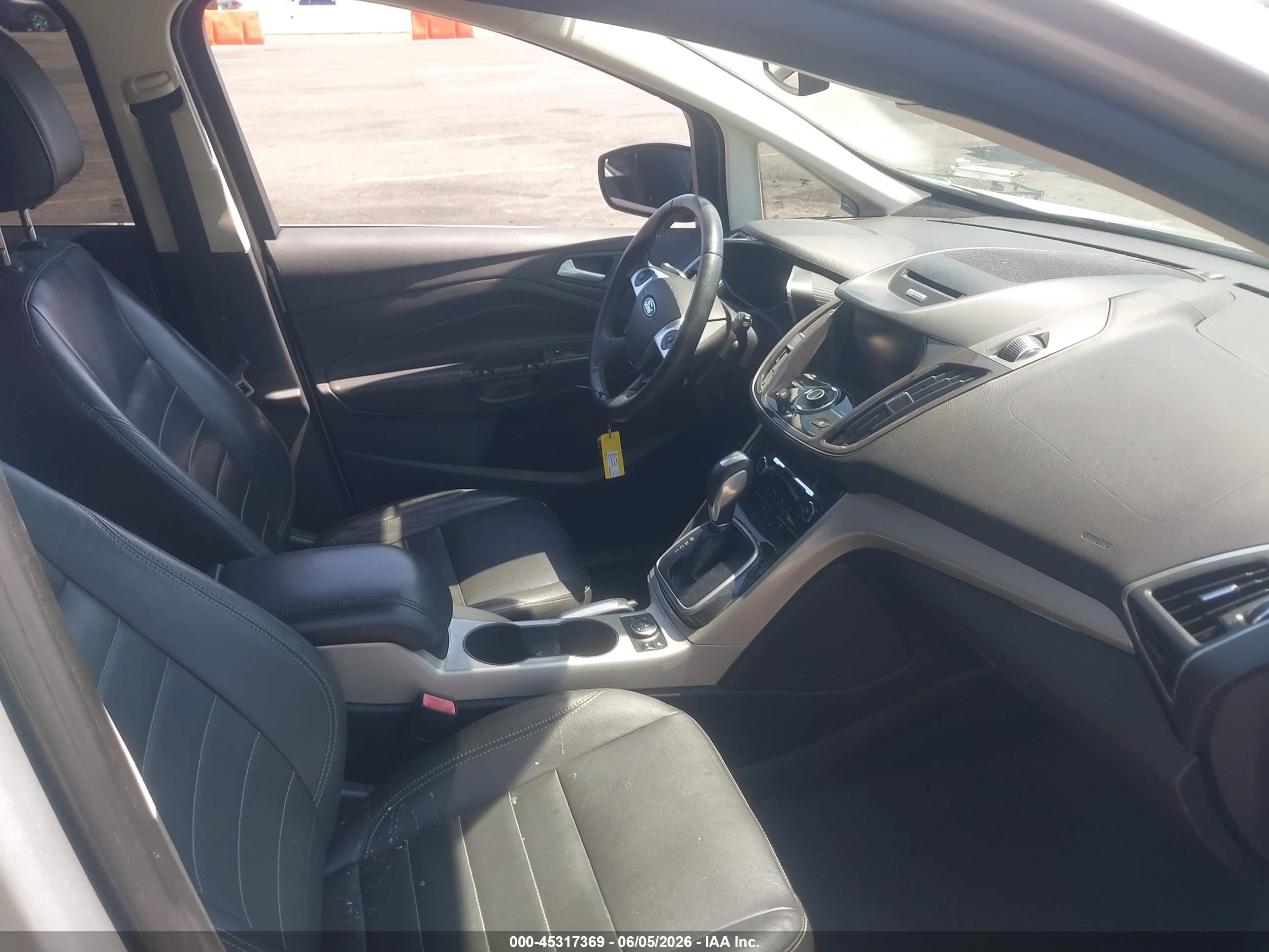 2013 Ford C-max Energi Sel Silver vin: 1FADP5CU7DL524023
