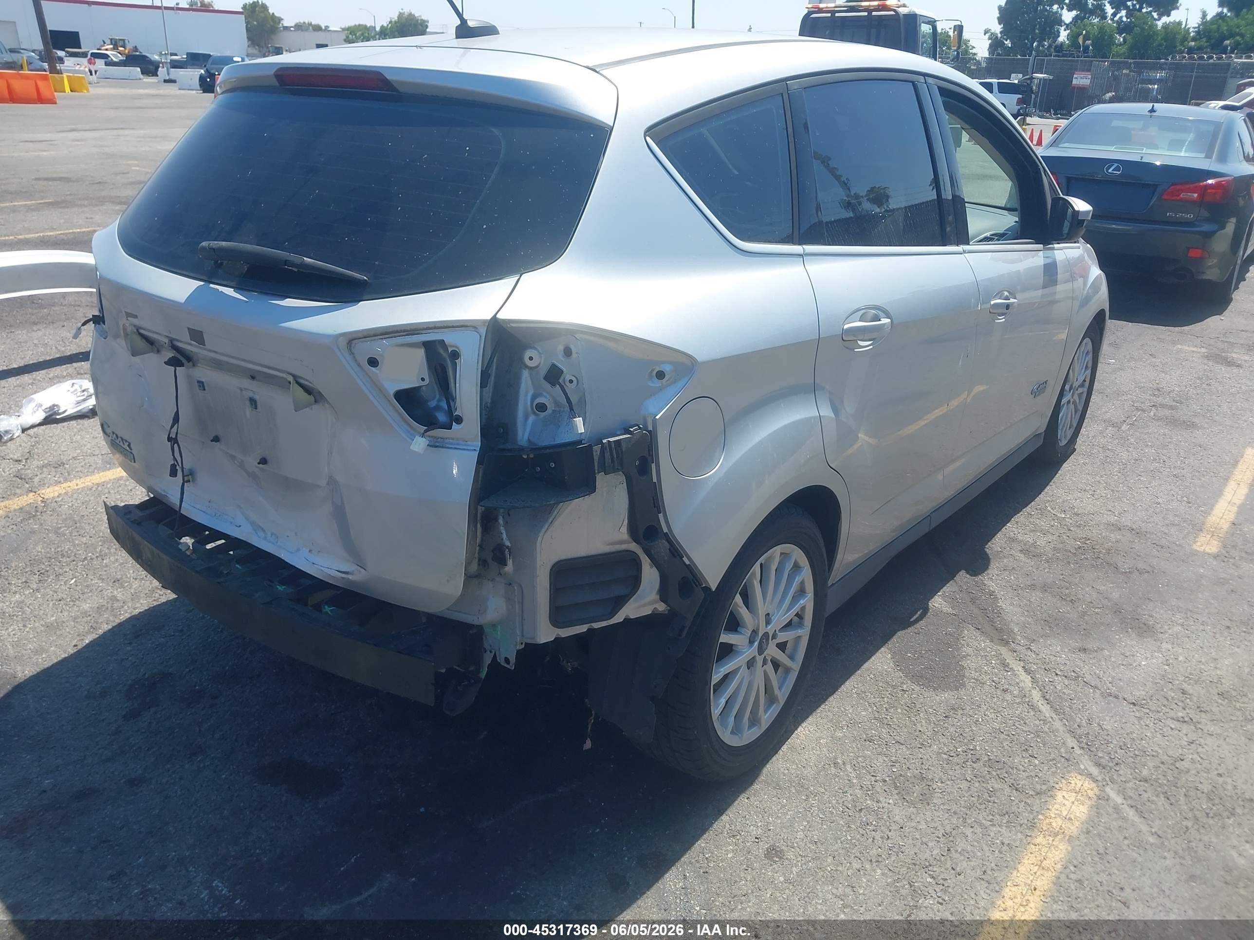 2013 Ford C-max Energi Sel Silver vin: 1FADP5CU7DL524023