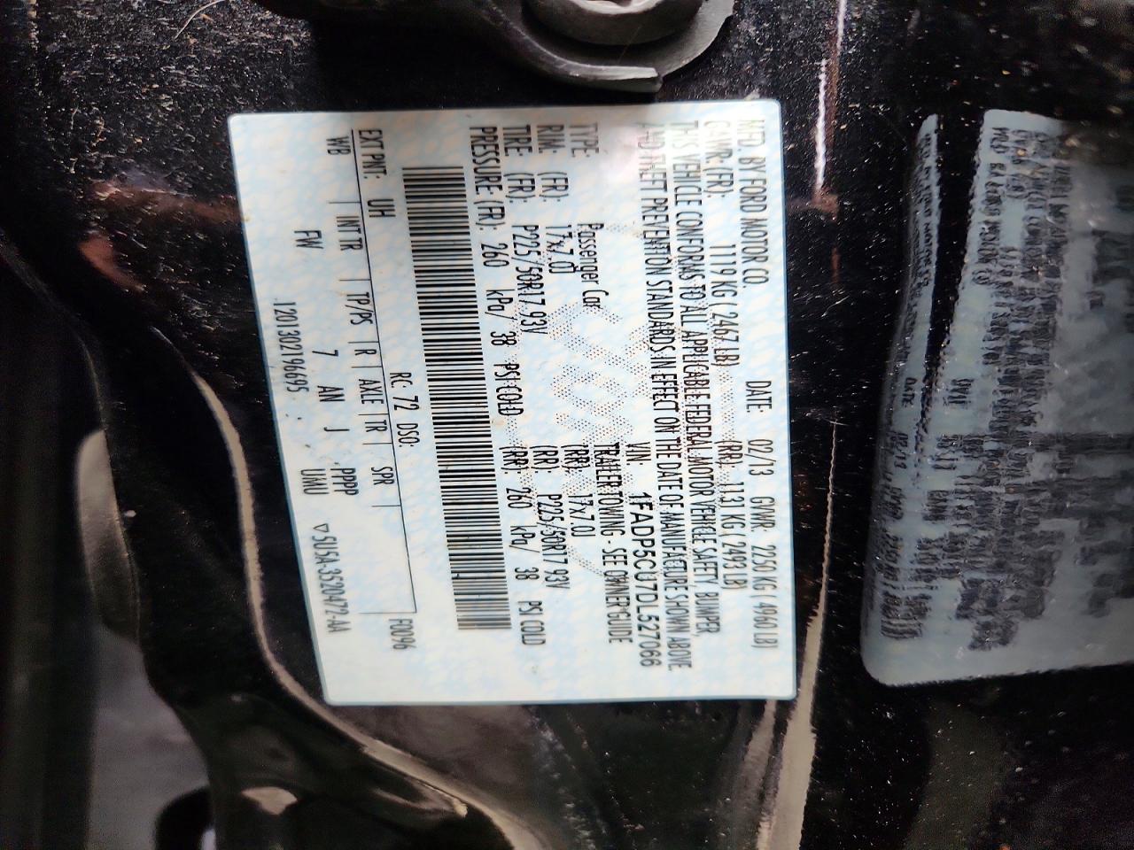 2013 Ford C-max Premium Black vin: 1FADP5CU7DL527066