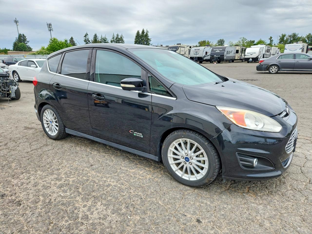 2013 Ford C-max Premium Black vin: 1FADP5CU7DL527066