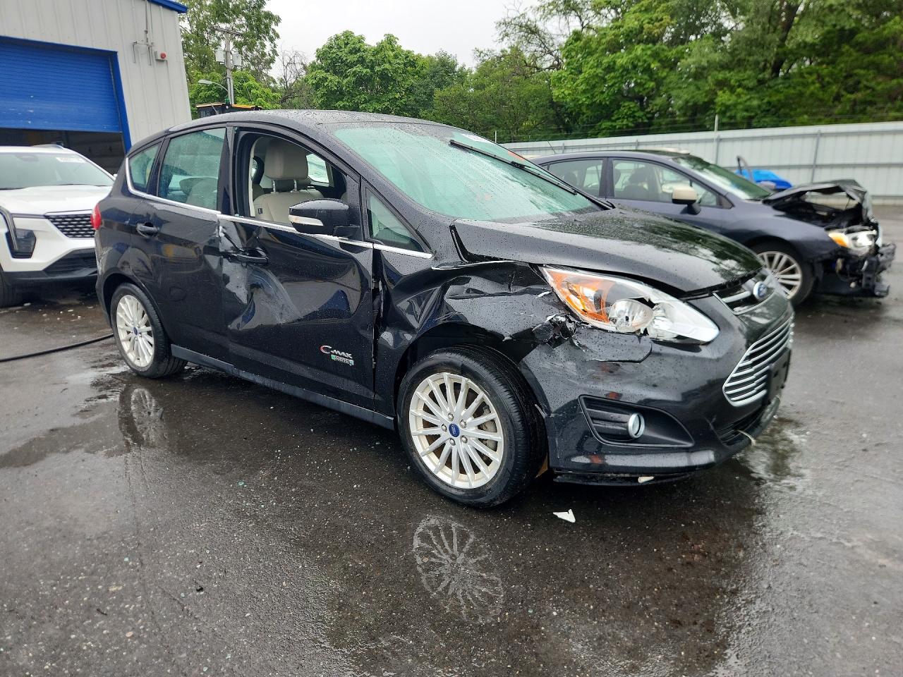 2013 Ford C-max Premium Черный vin: 1FADP5CU7DL531215