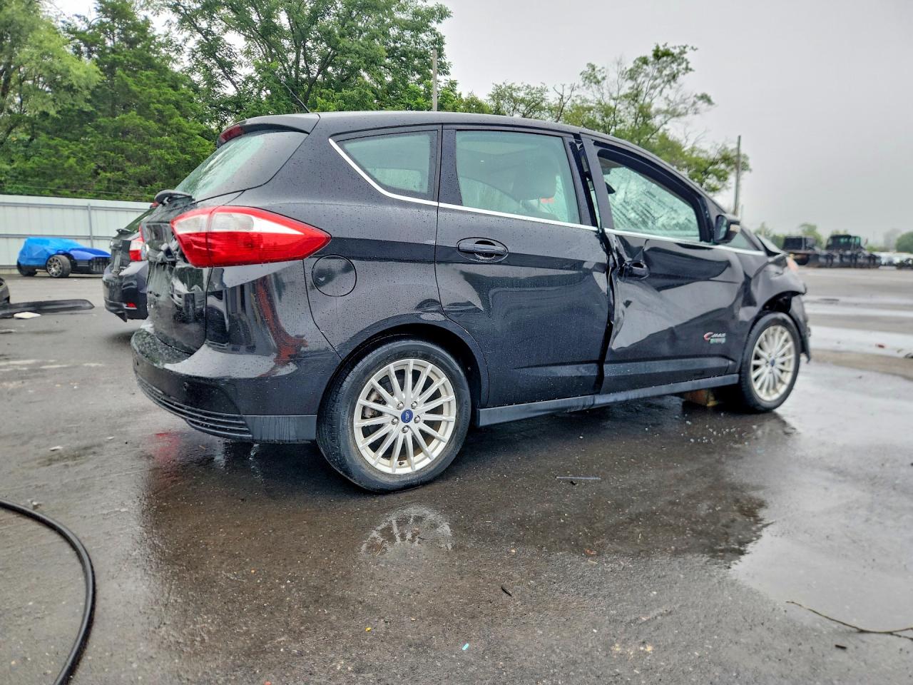2013 Ford C-max Premium Черный vin: 1FADP5CU7DL531215