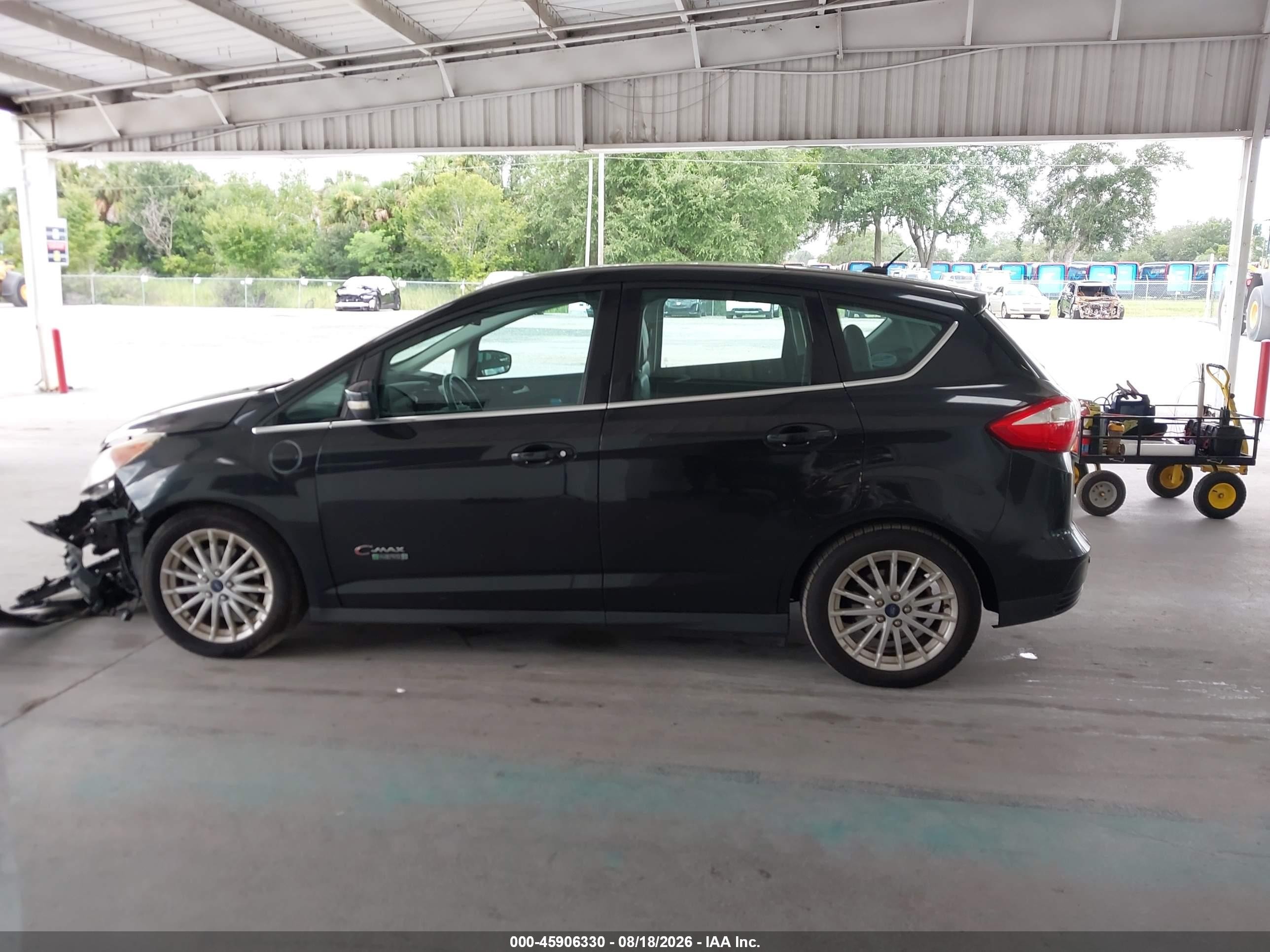 2014 Ford C-max Energi Sel Black vin: 1FADP5CU7EL502654