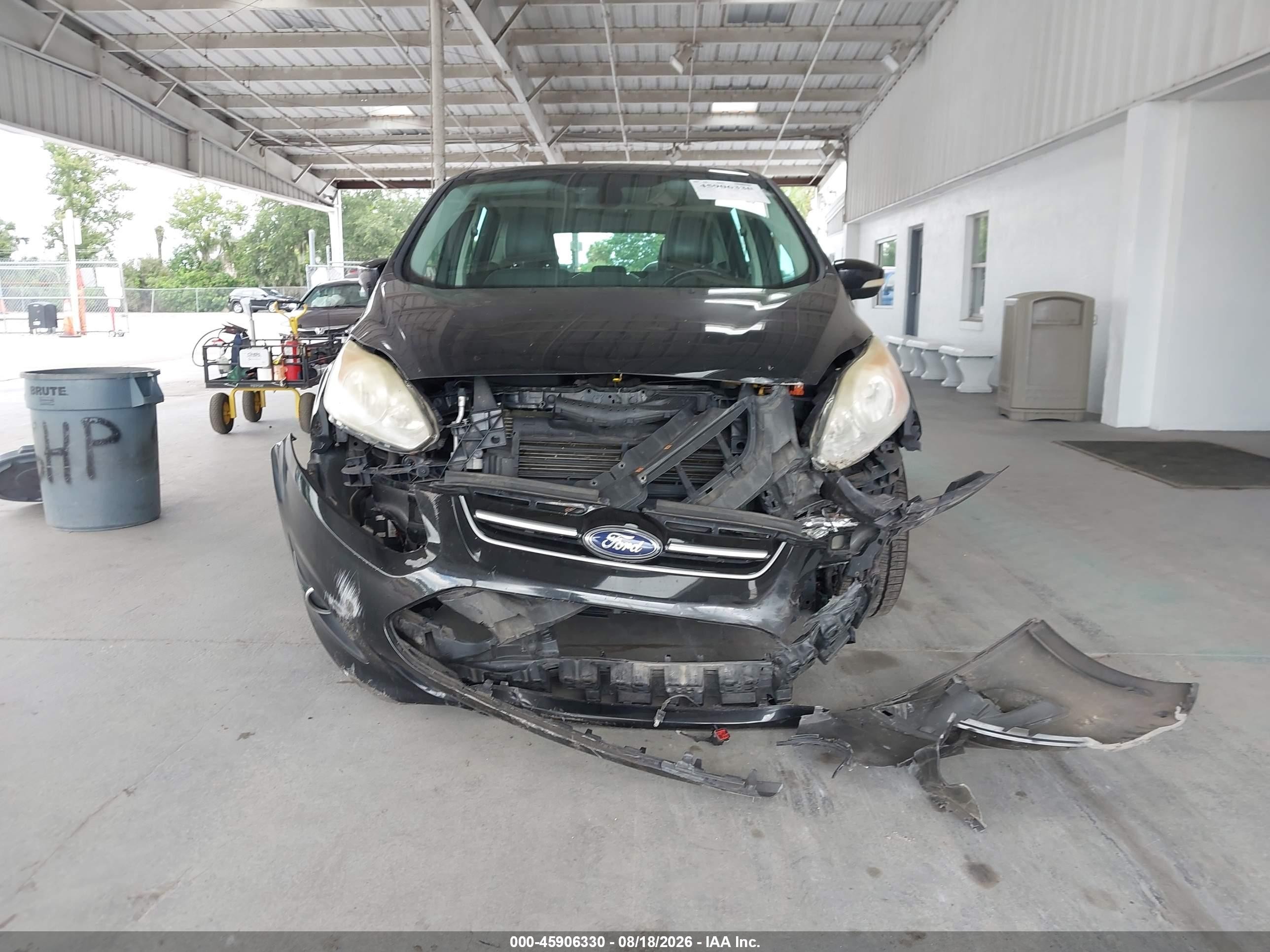 2014 Ford C-max Energi Sel Black vin: 1FADP5CU7EL502654