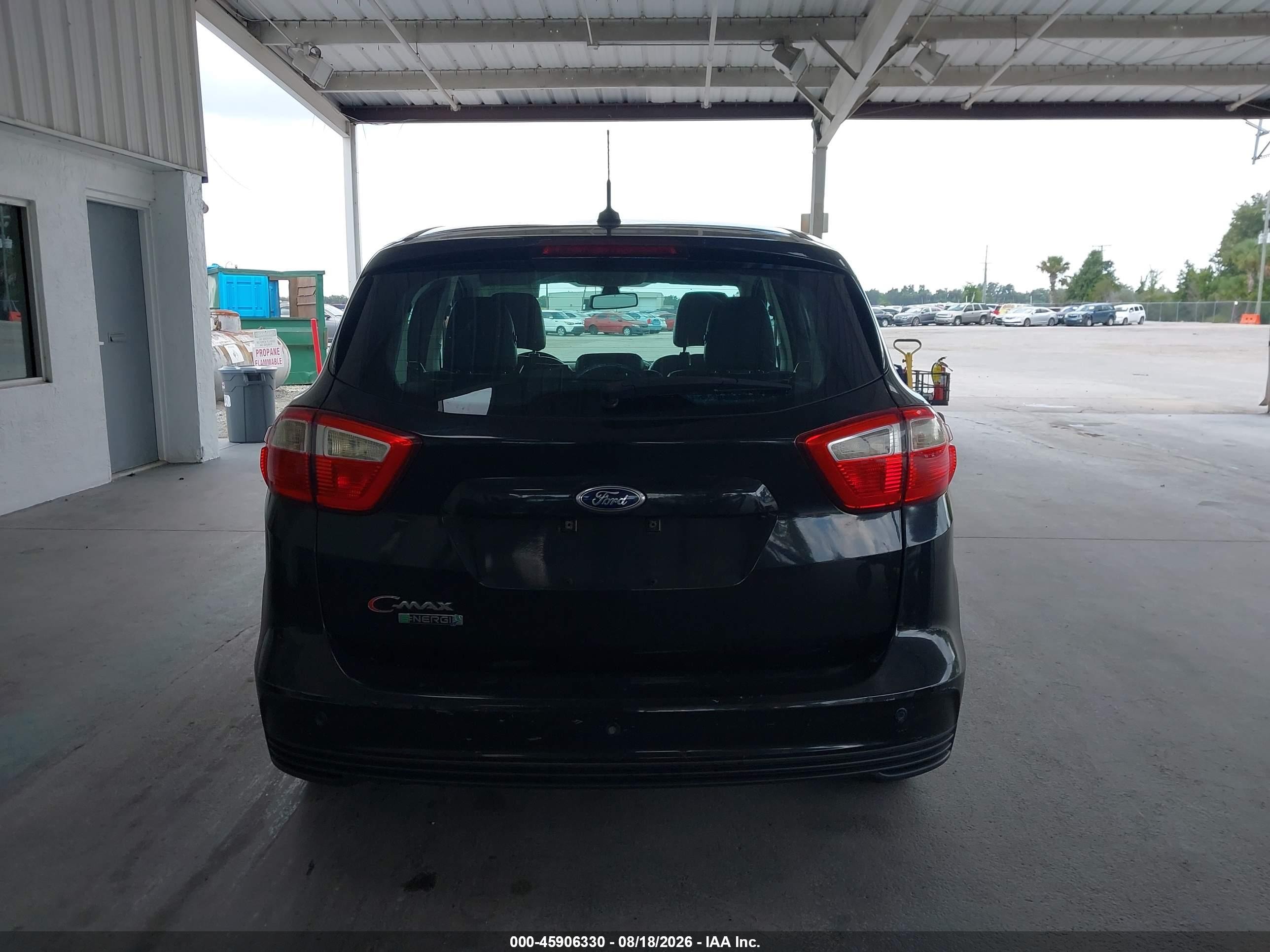 2014 Ford C-max Energi Sel Black vin: 1FADP5CU7EL502654