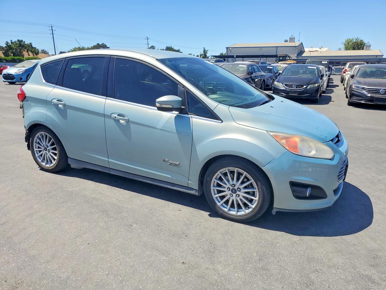 2014 Ford C-max Premium Turquoise vin: 1FADP5CU7EL508020