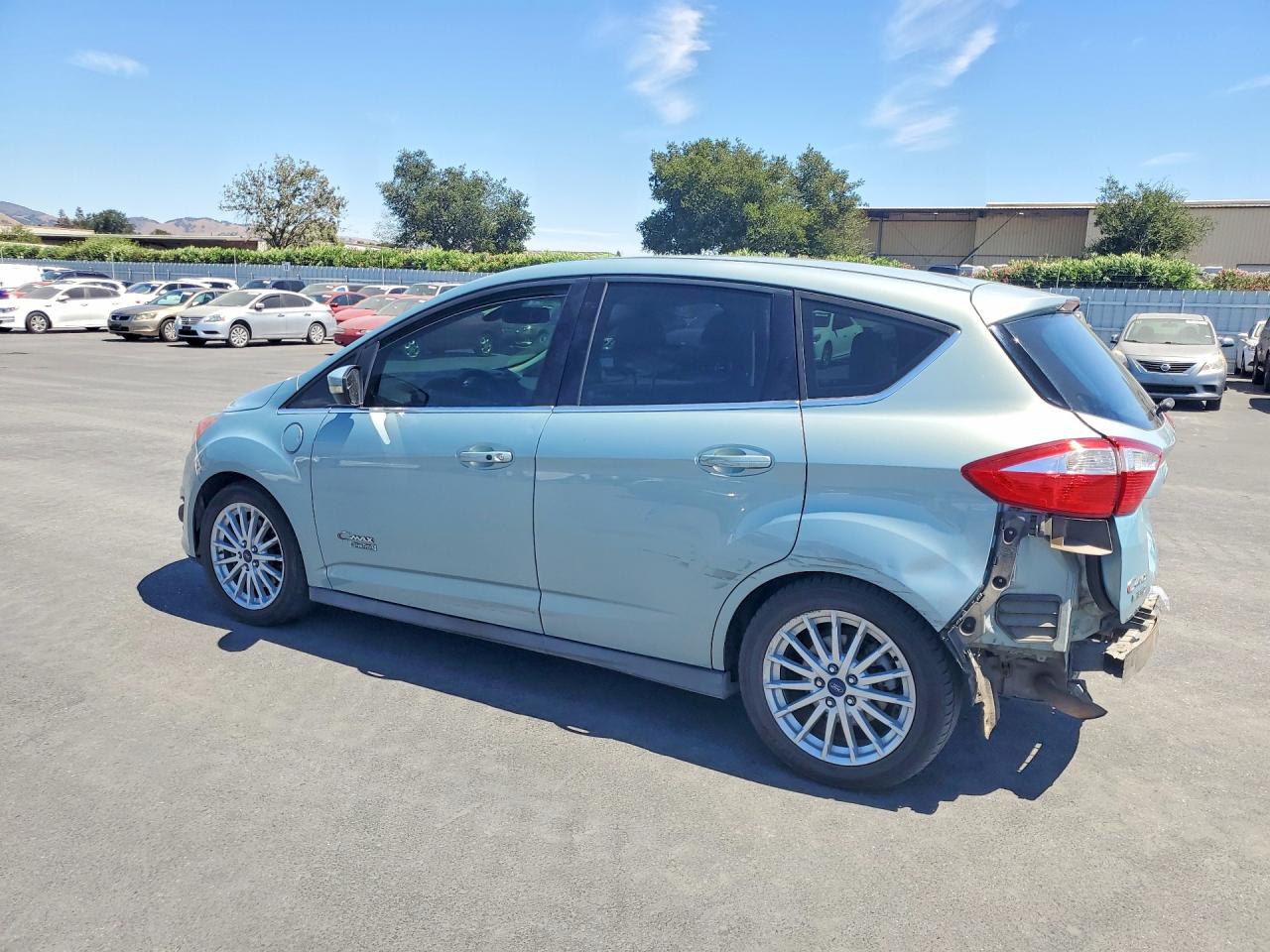 2014 Ford C-max Premium Turquoise vin: 1FADP5CU7EL508020
