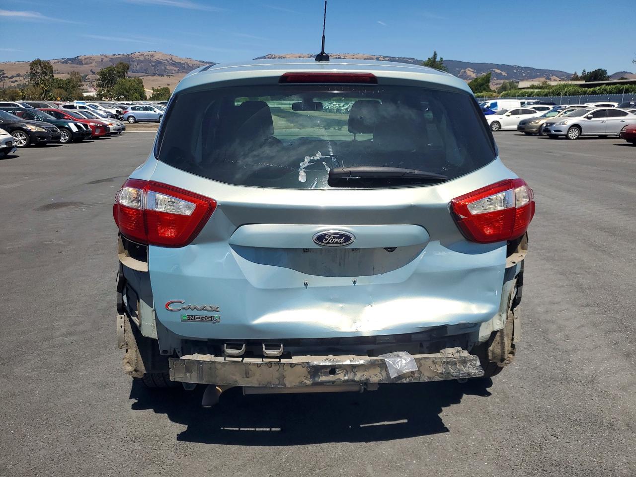 2014 Ford C-max Premium Turquoise vin: 1FADP5CU7EL508020