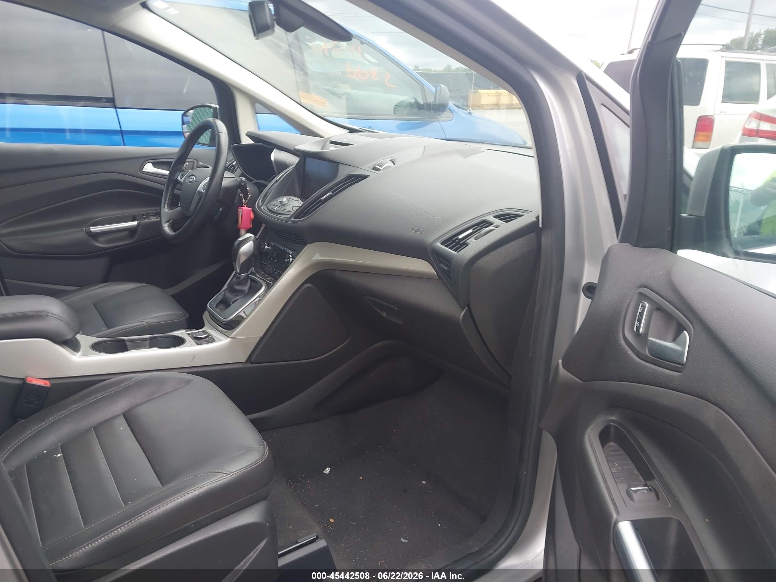 2014 Ford C-max Energi Sel Silver vin: 1FADP5CU7EL510088