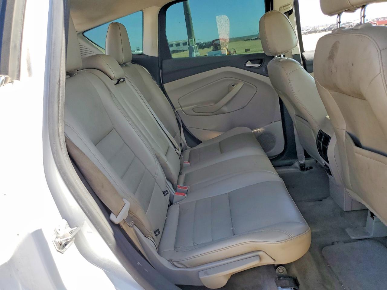 2014 Ford C-max Premium White vin: 1FADP5CU7EL521320