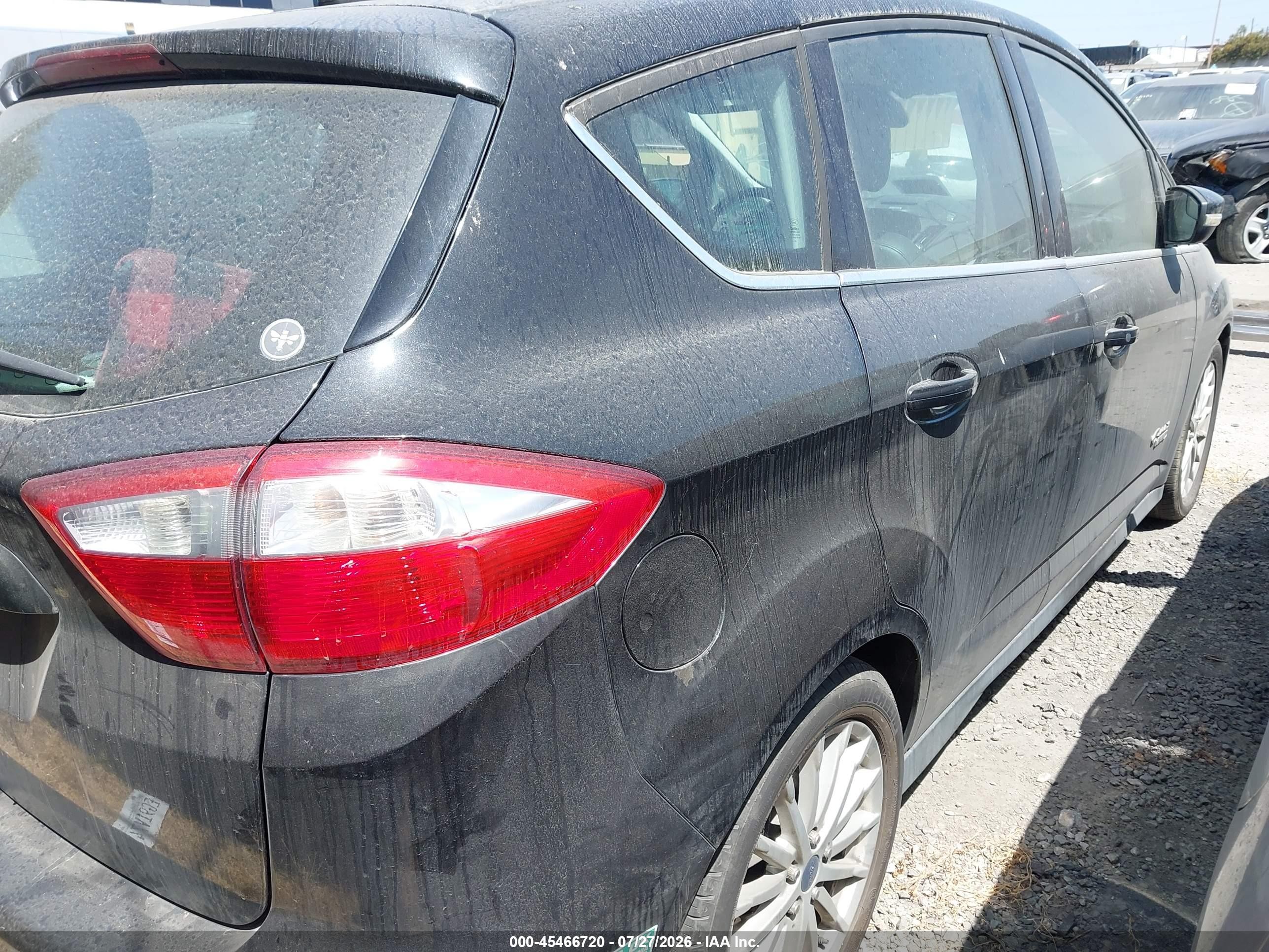 2014 Ford C-max Energi Sel Black vin: 1FADP5CU7EL521463