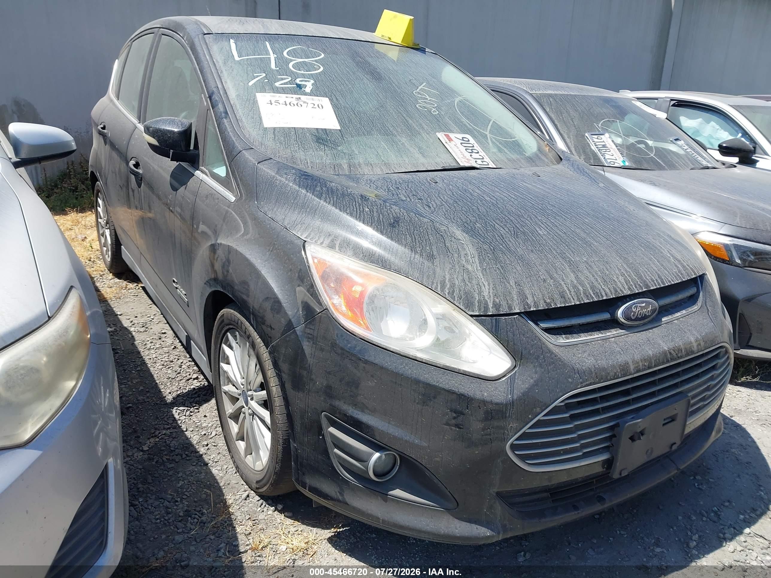 2014 Ford C-max Energi Sel Black vin: 1FADP5CU7EL521463