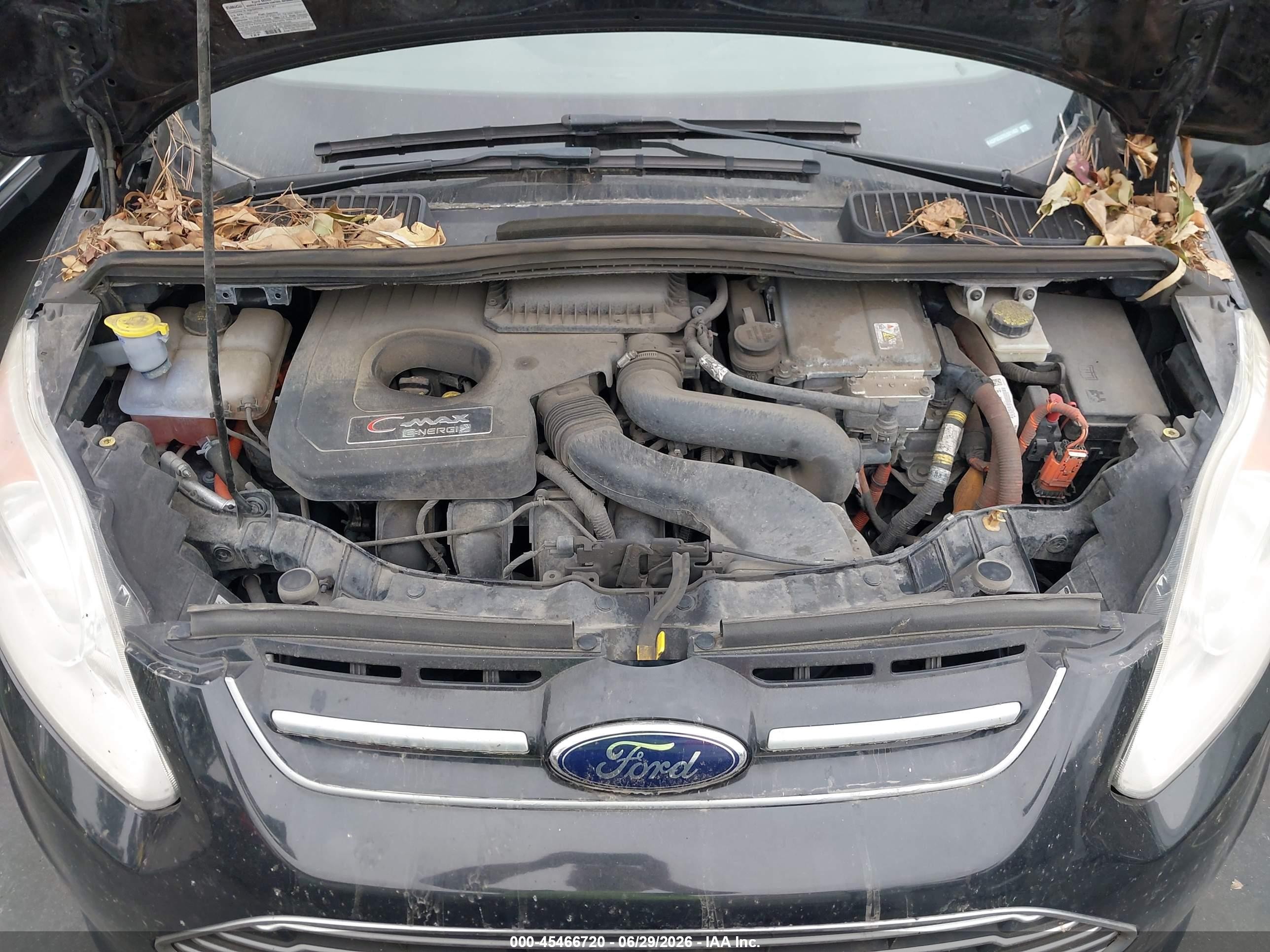 2014 Ford C-max Energi Sel Black vin: 1FADP5CU7EL521463