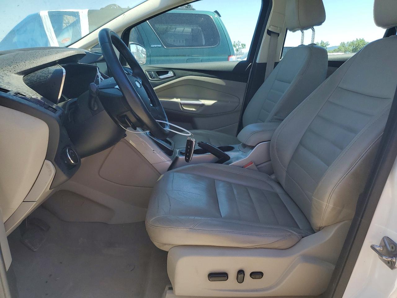2015 Ford C-max Premium Sel White vin: 1FADP5CU7FL101610